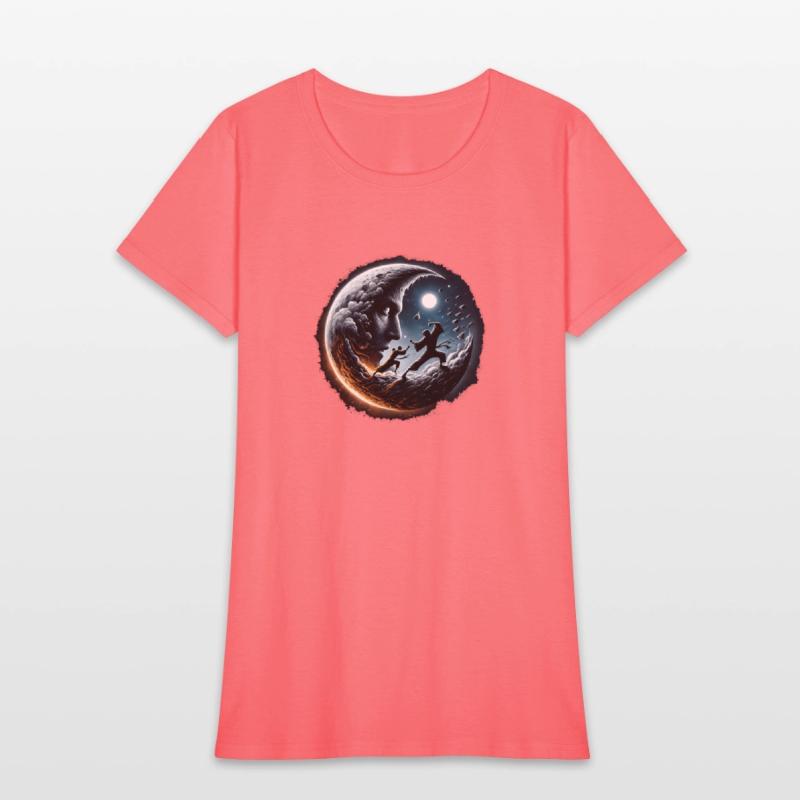 ninja flying to the moon