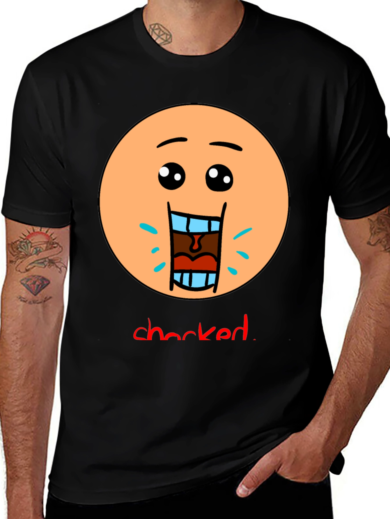 Shocked Emoji Graphic T-Shirt - Unisex