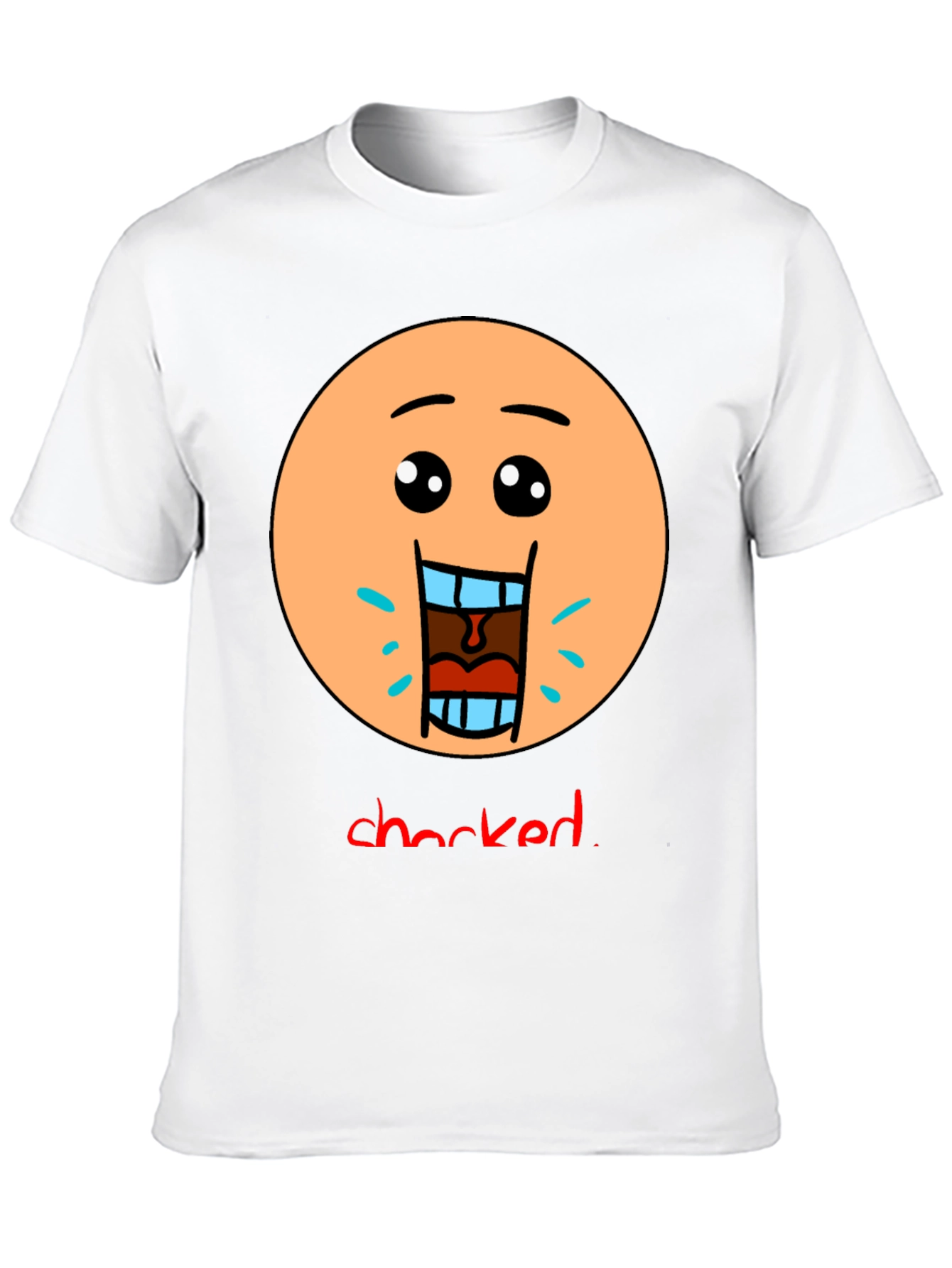 Shocked Emoji Graphic T-Shirt - Unisex