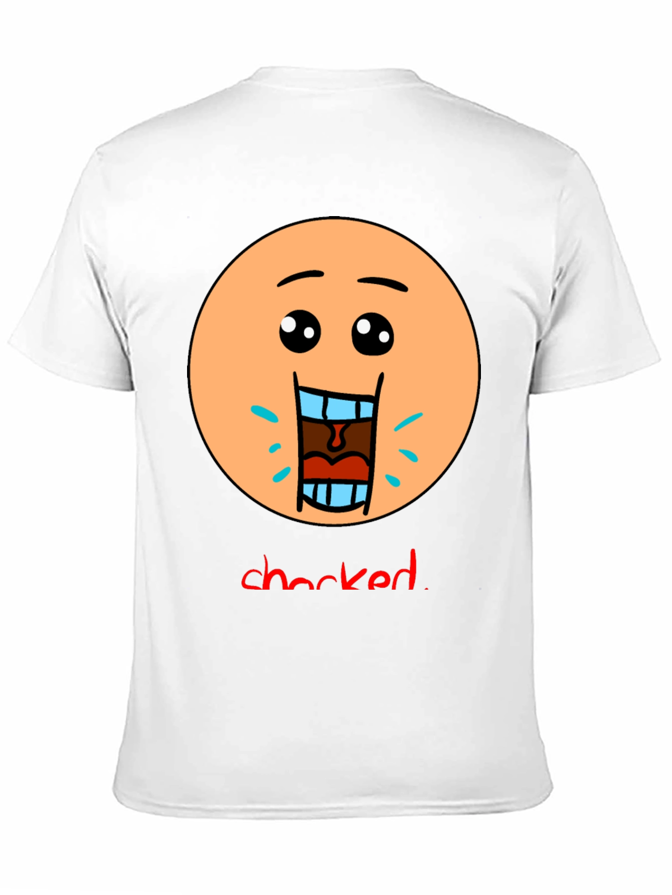 Shocked Emoji Graphic T-Shirt - Unisex
