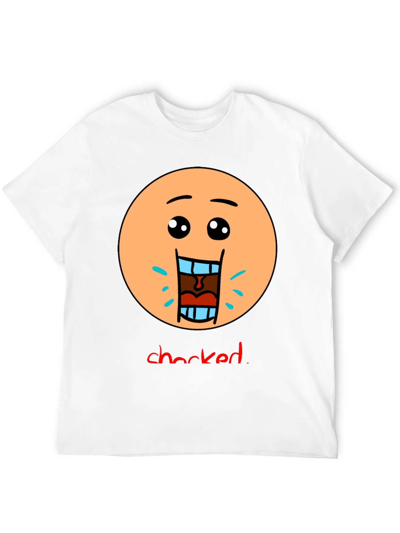 Shocked Emoji Graphic T-Shirt - Unisex