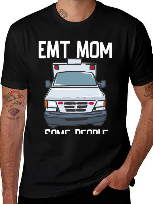 EMT Mom T-Shirt - Ambulance Design