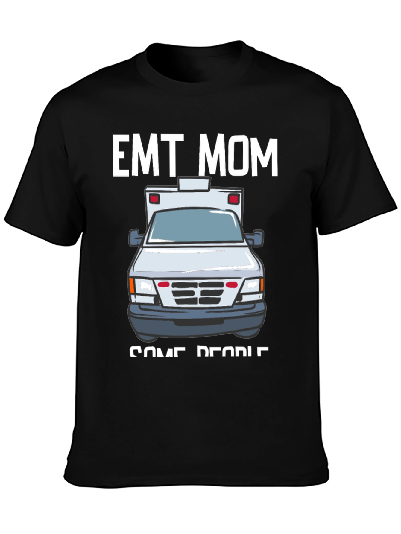 EMT Mom T-Shirt - Ambulance Design