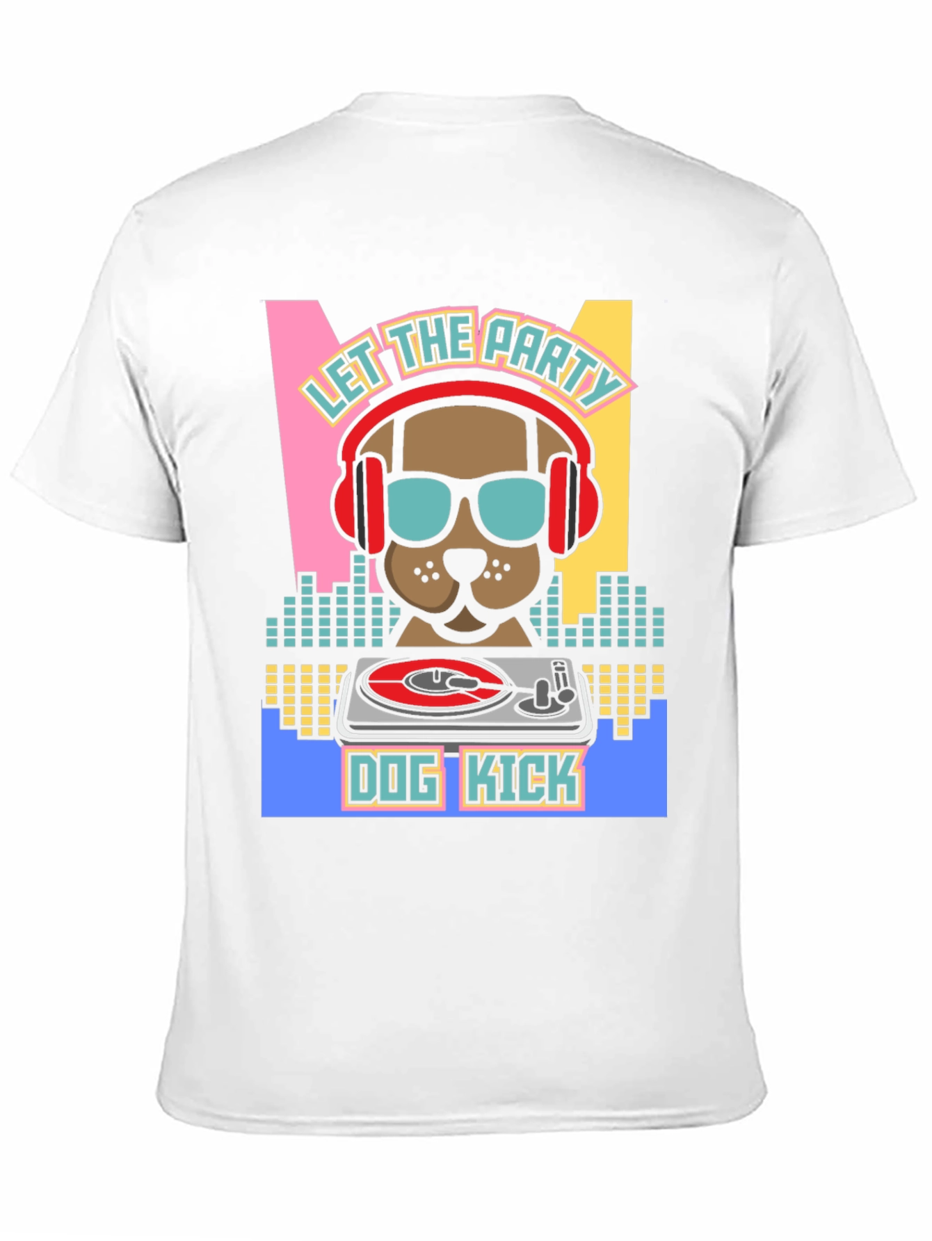 Dog Kick DJ T-Shirt