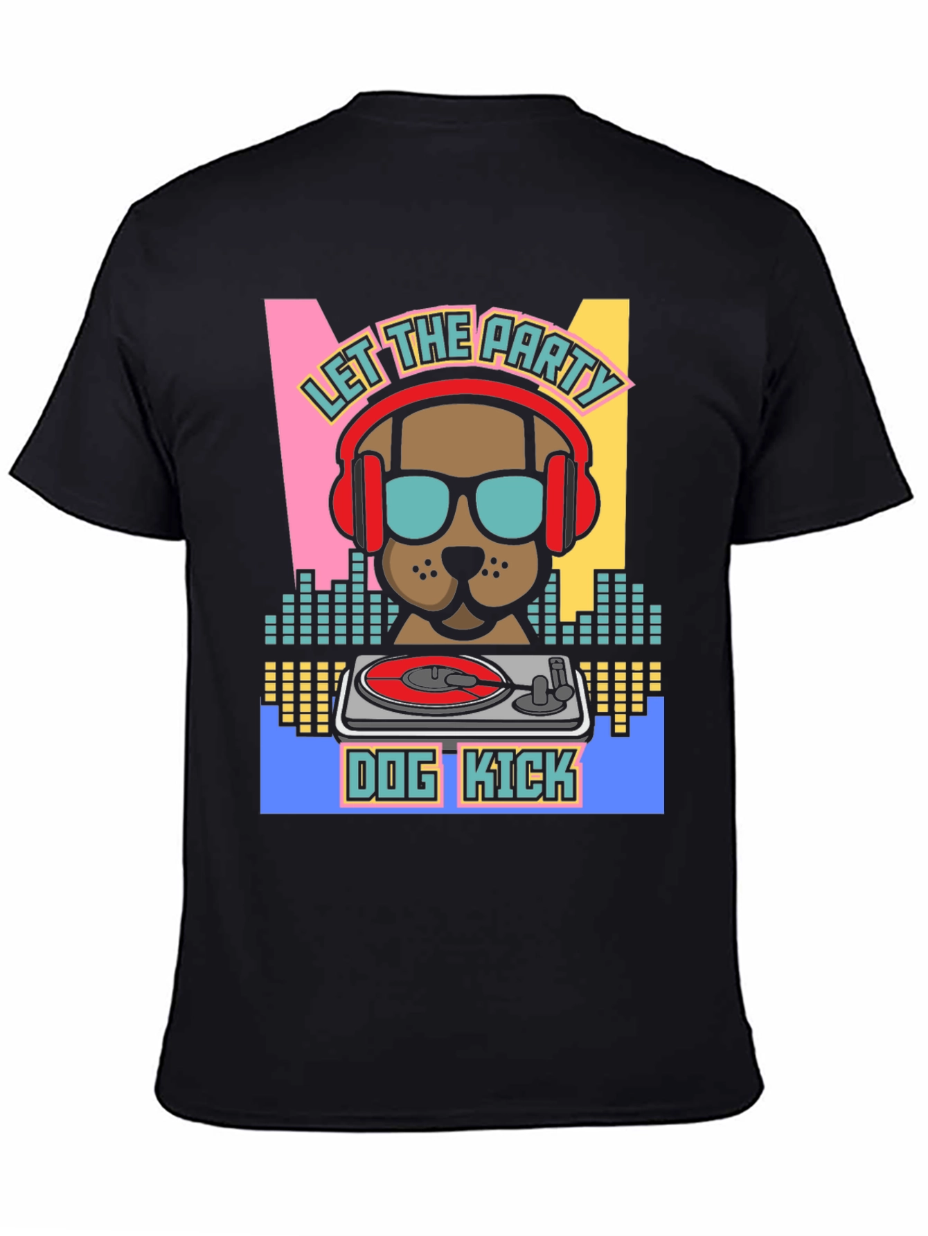 Dog Kick DJ T-Shirt