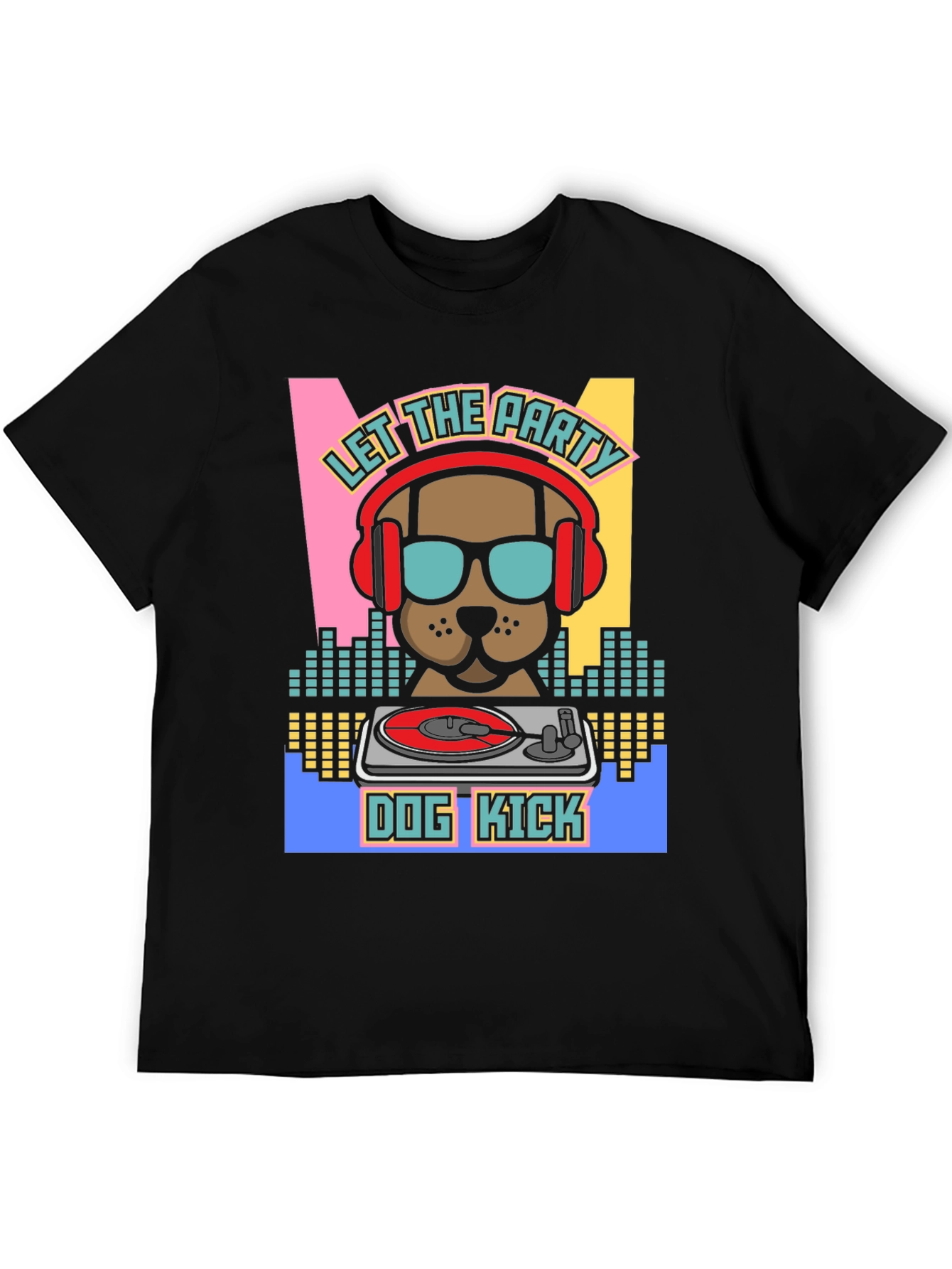 Dog Kick DJ T-Shirt