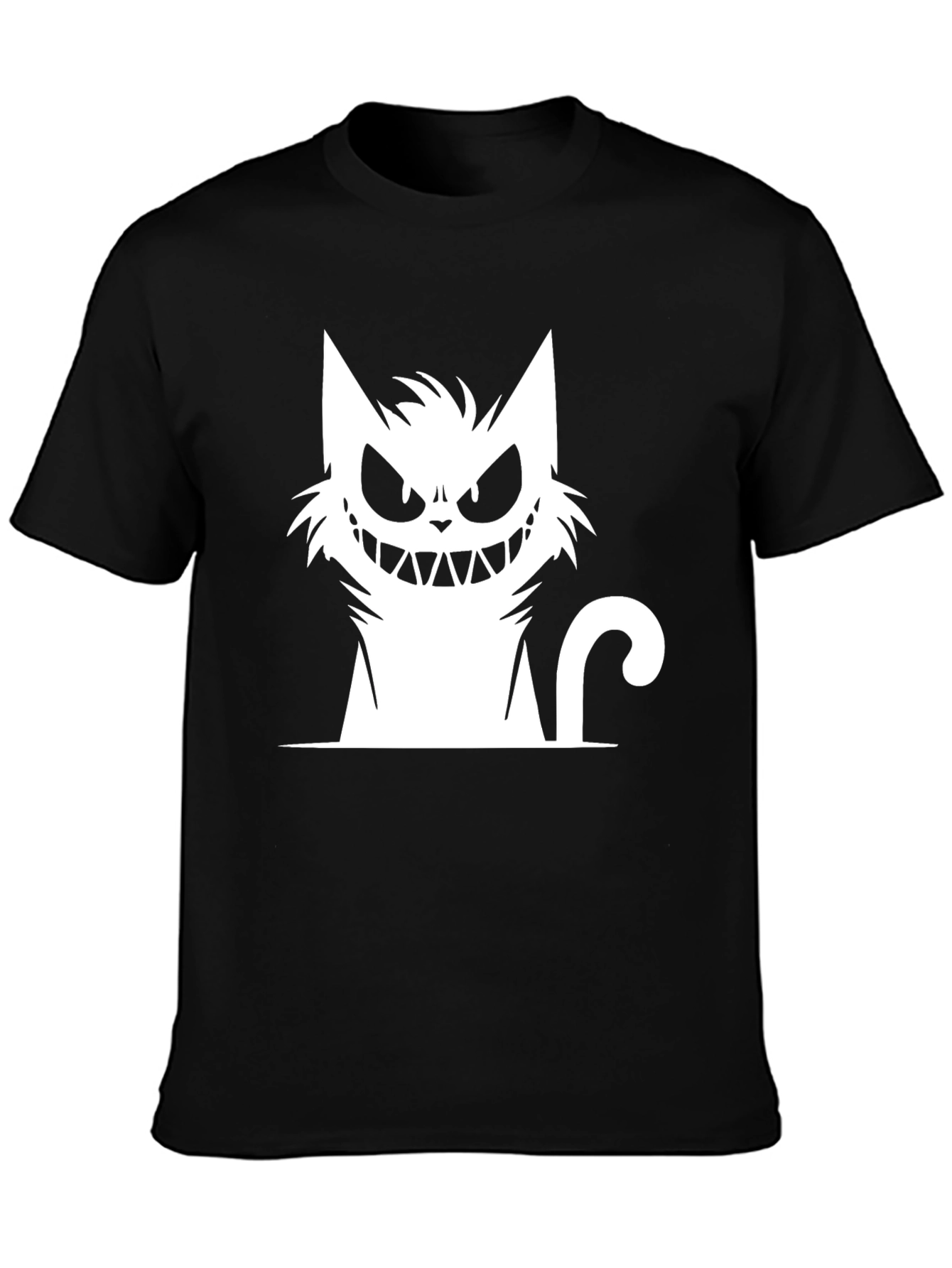 Spooky Cat Graphic T-Shirt