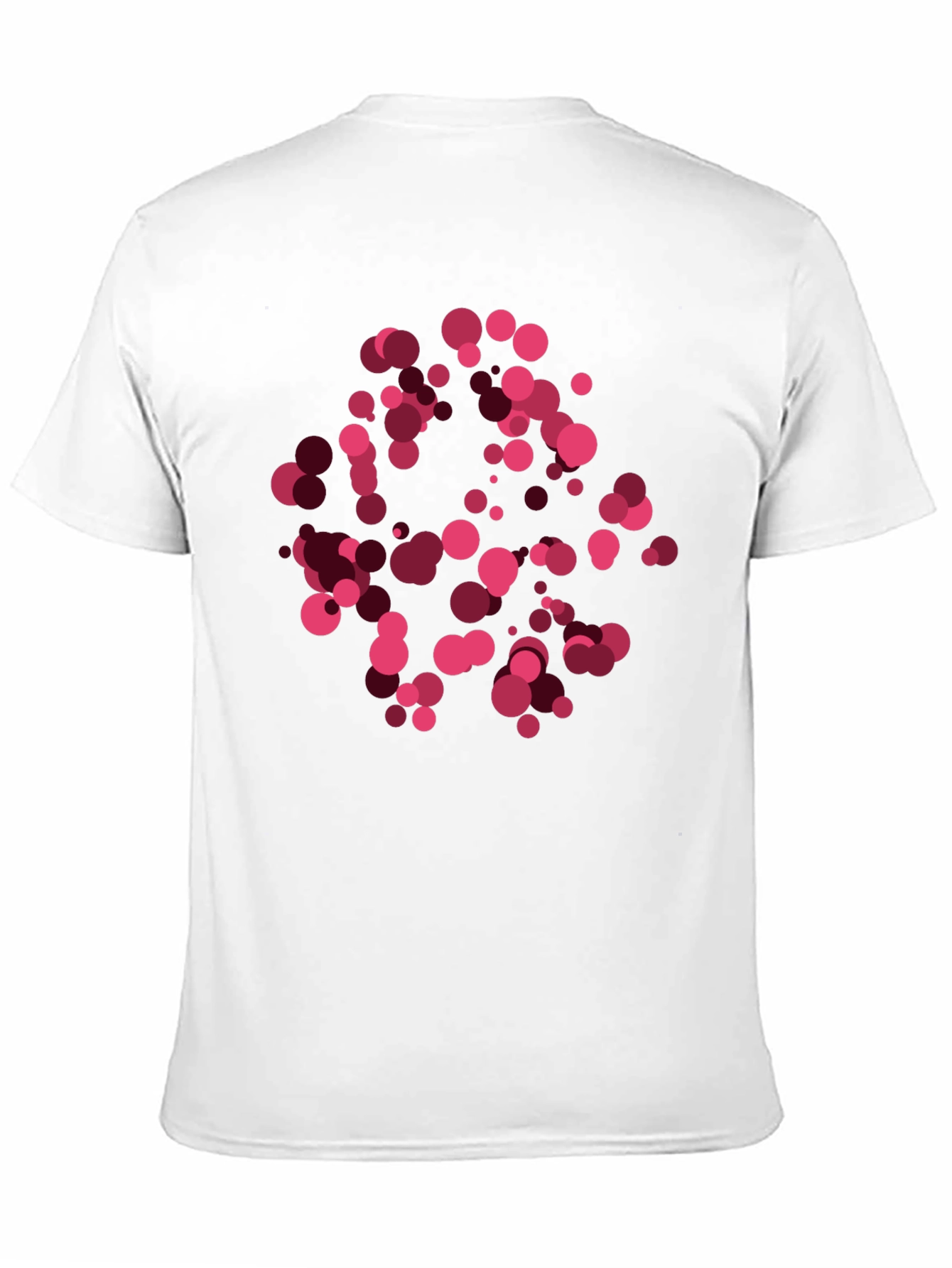 Abstract Dots Black T-Shirt