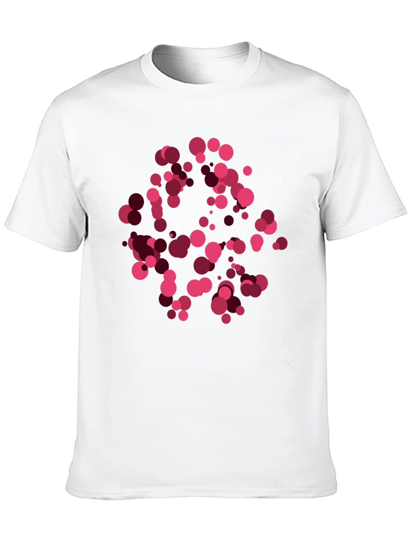 Abstract Dots Black T-Shirt
