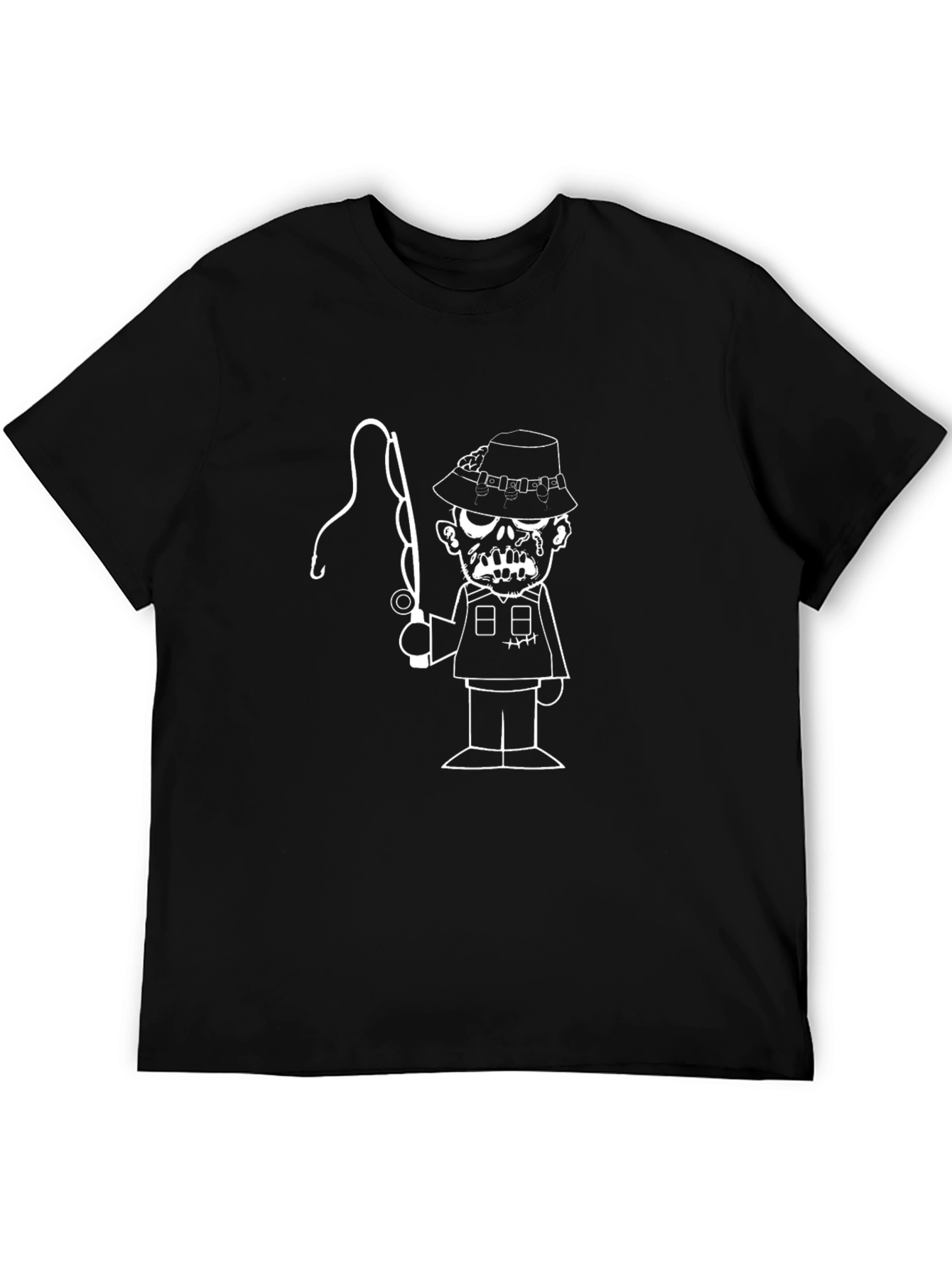 Zombie Fisherman T-Shirt - Black