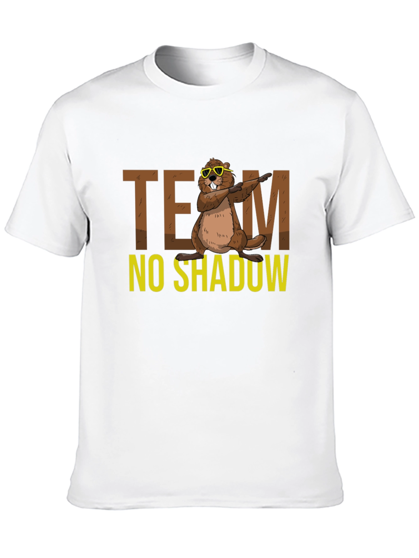Team No Shadow Funny Groundhog Day T-Shirt