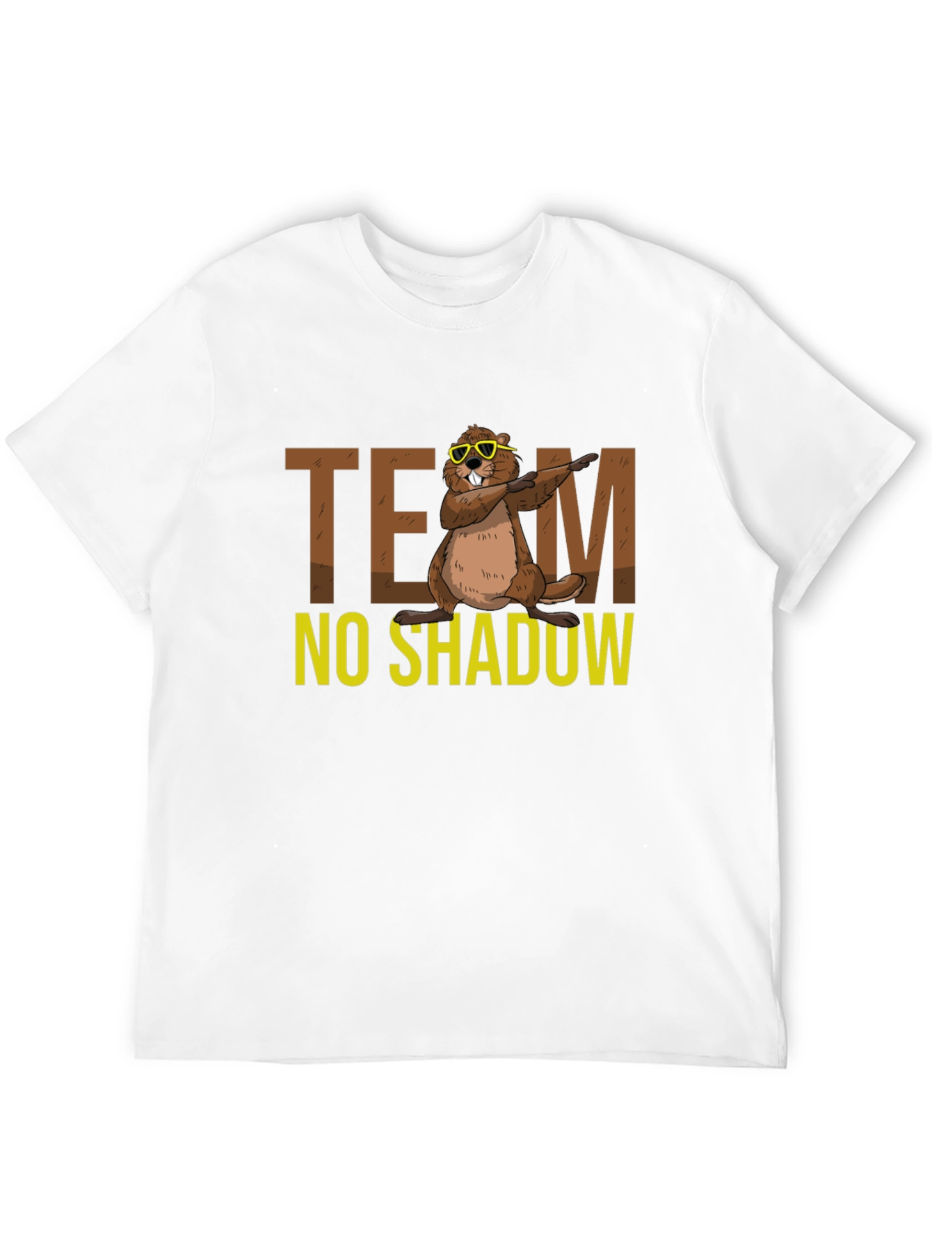 Team No Shadow Funny Groundhog Day T-Shirt