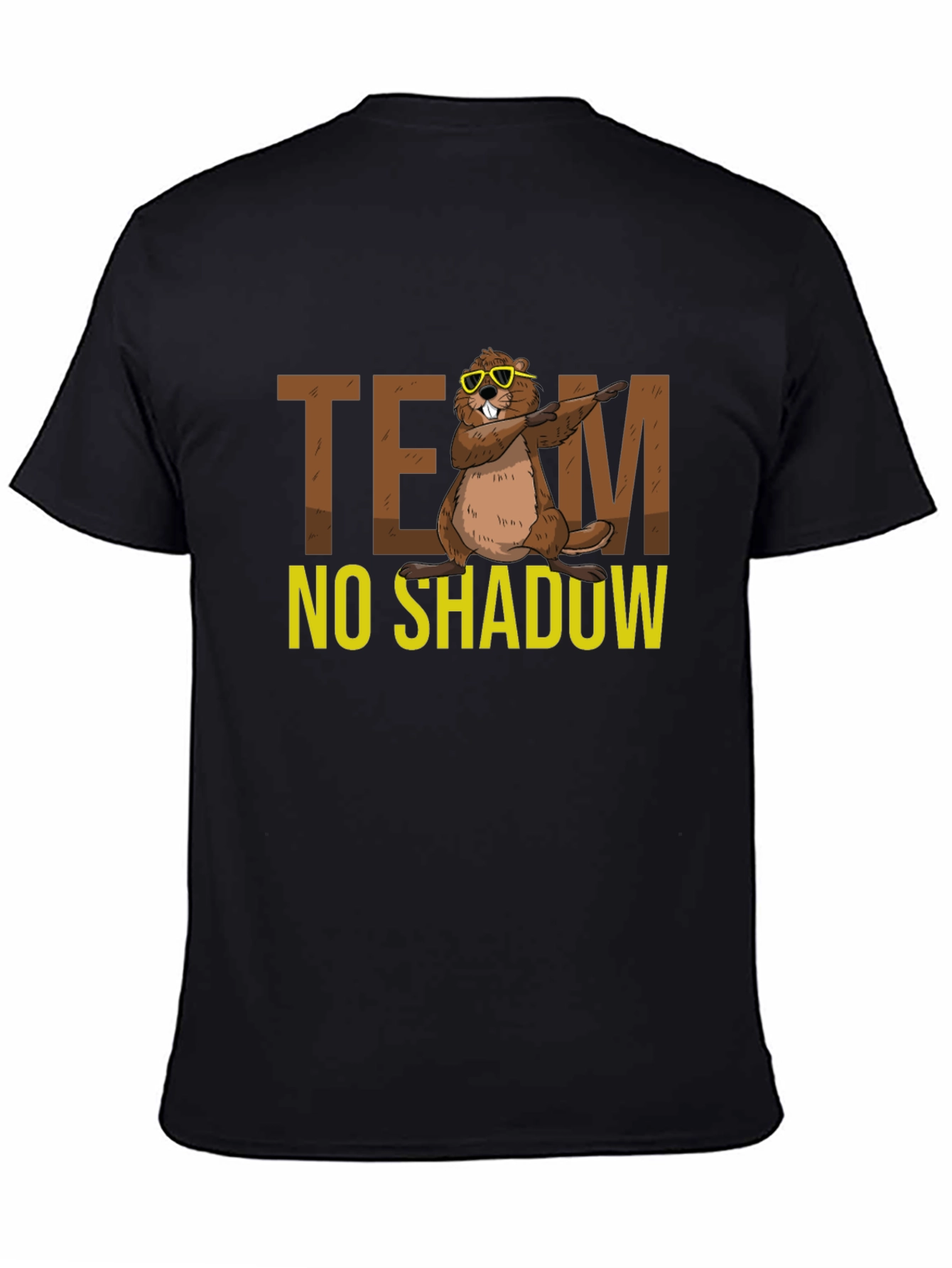 Team No Shadow Funny Groundhog Day T-Shirt