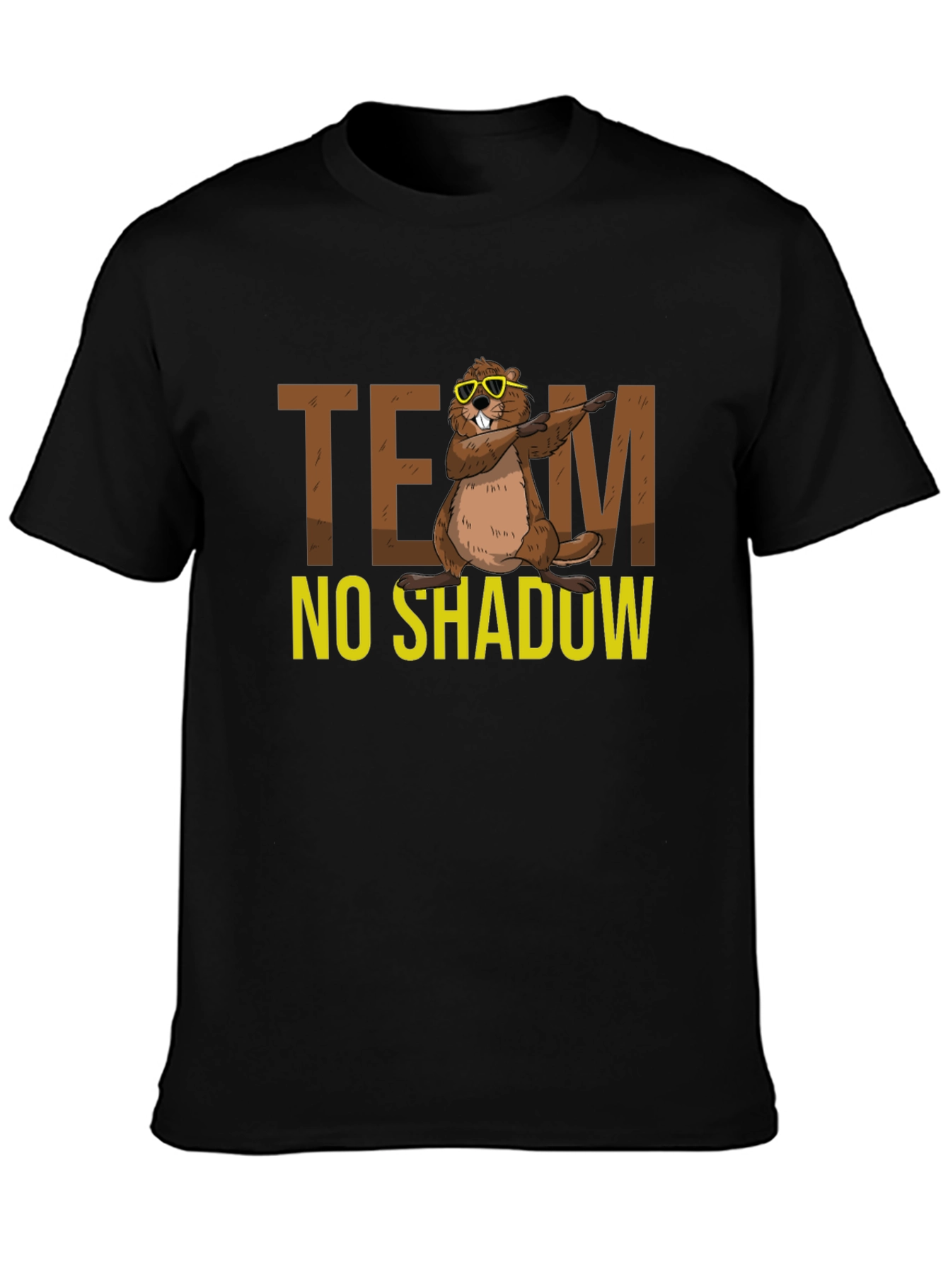Team No Shadow Funny Groundhog Day T-Shirt