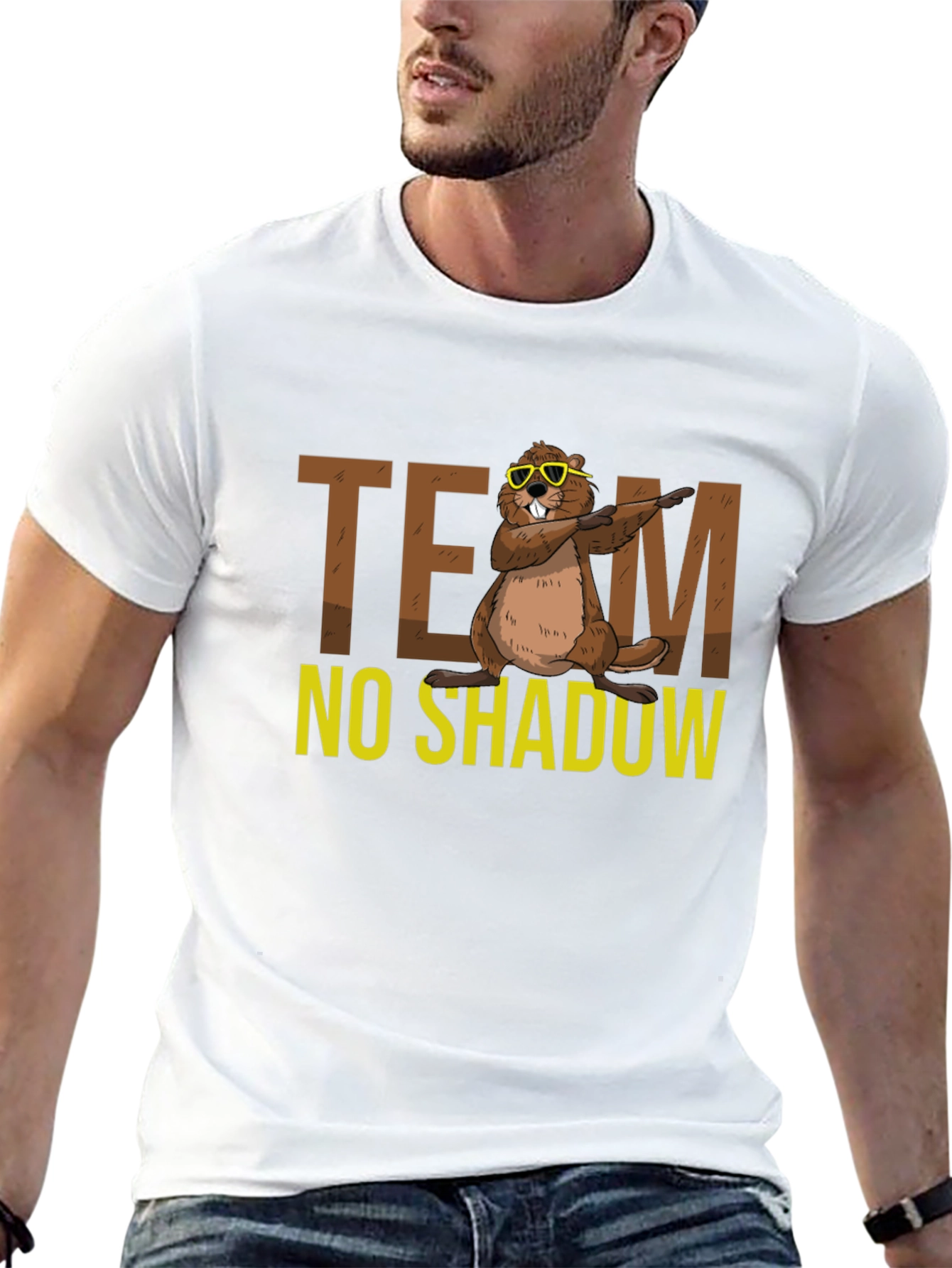 Team No Shadow Funny Groundhog Day T-Shirt