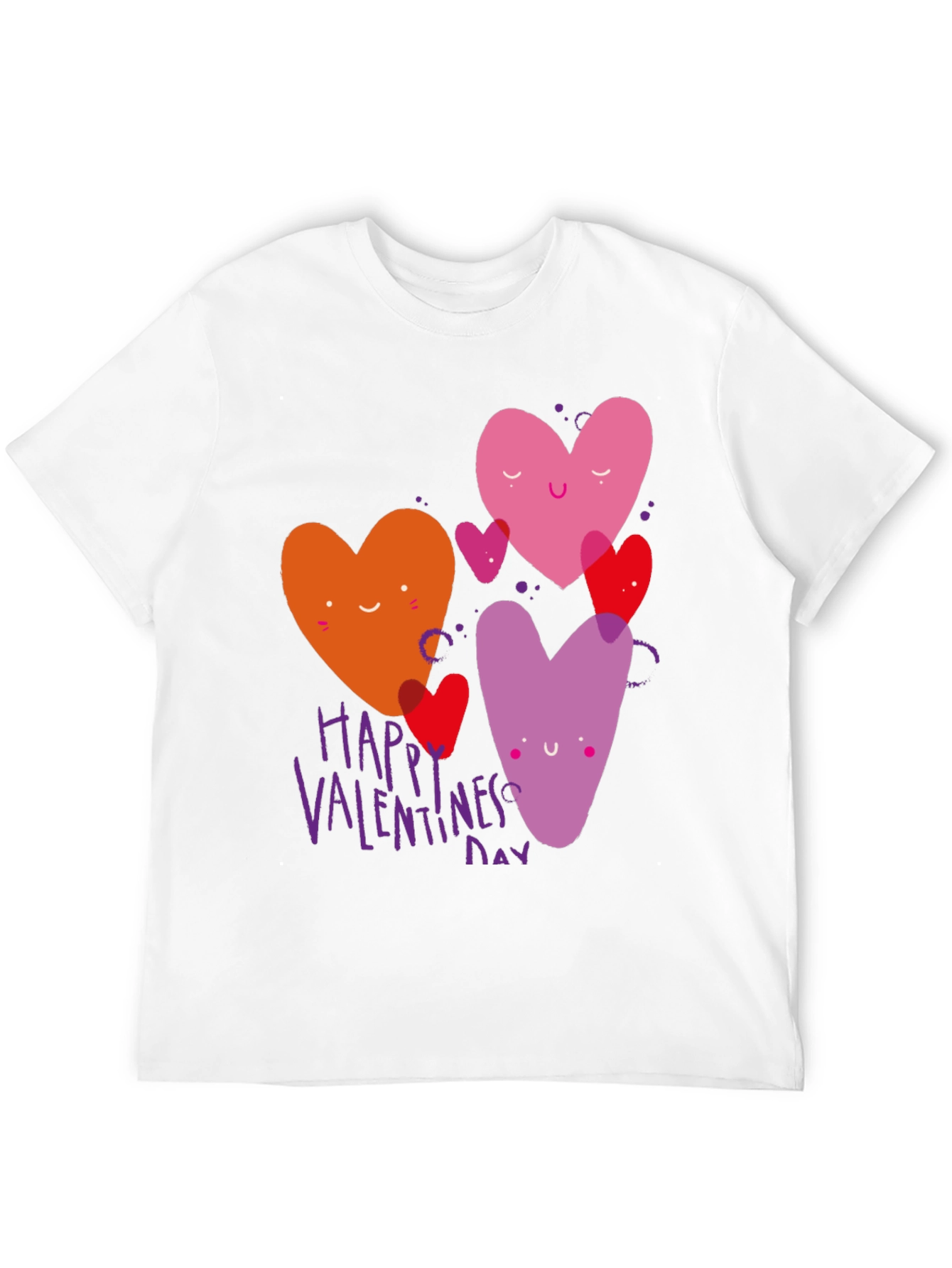 Happy Valentines Day Heart Graphic Tee