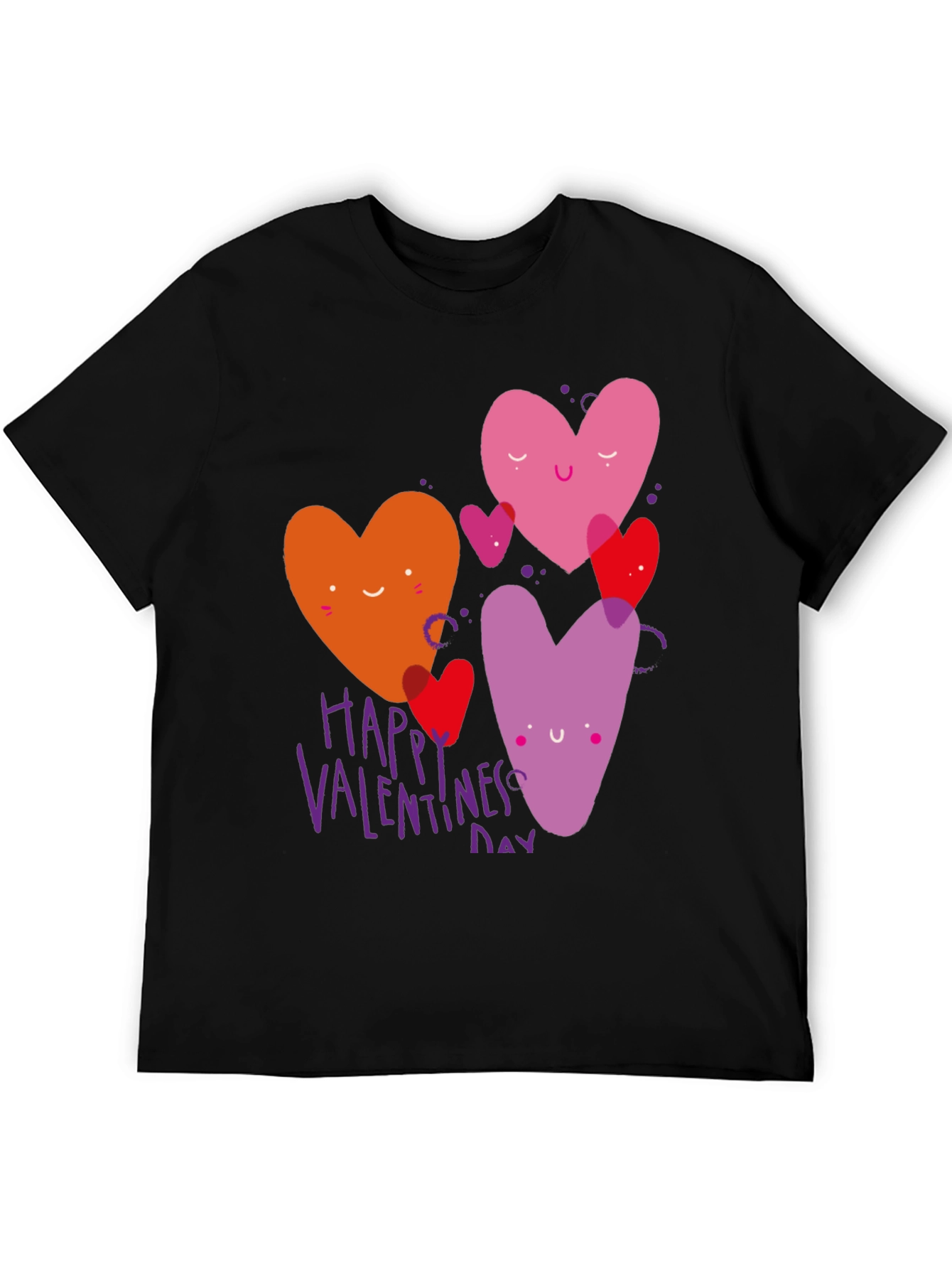 Happy Valentines Day Heart Graphic Tee