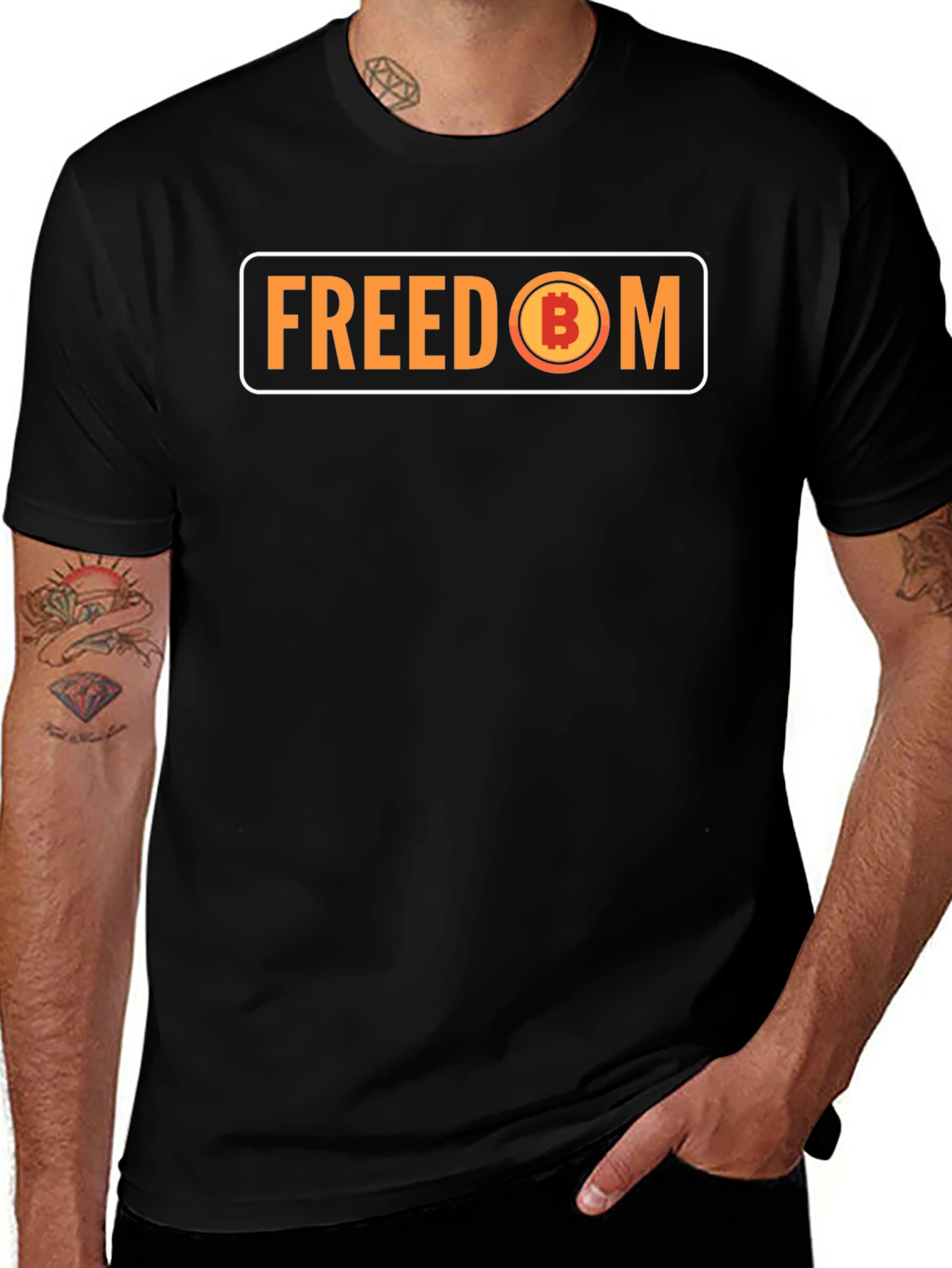 Bitcoin Freedom Graphic T-Shirt
