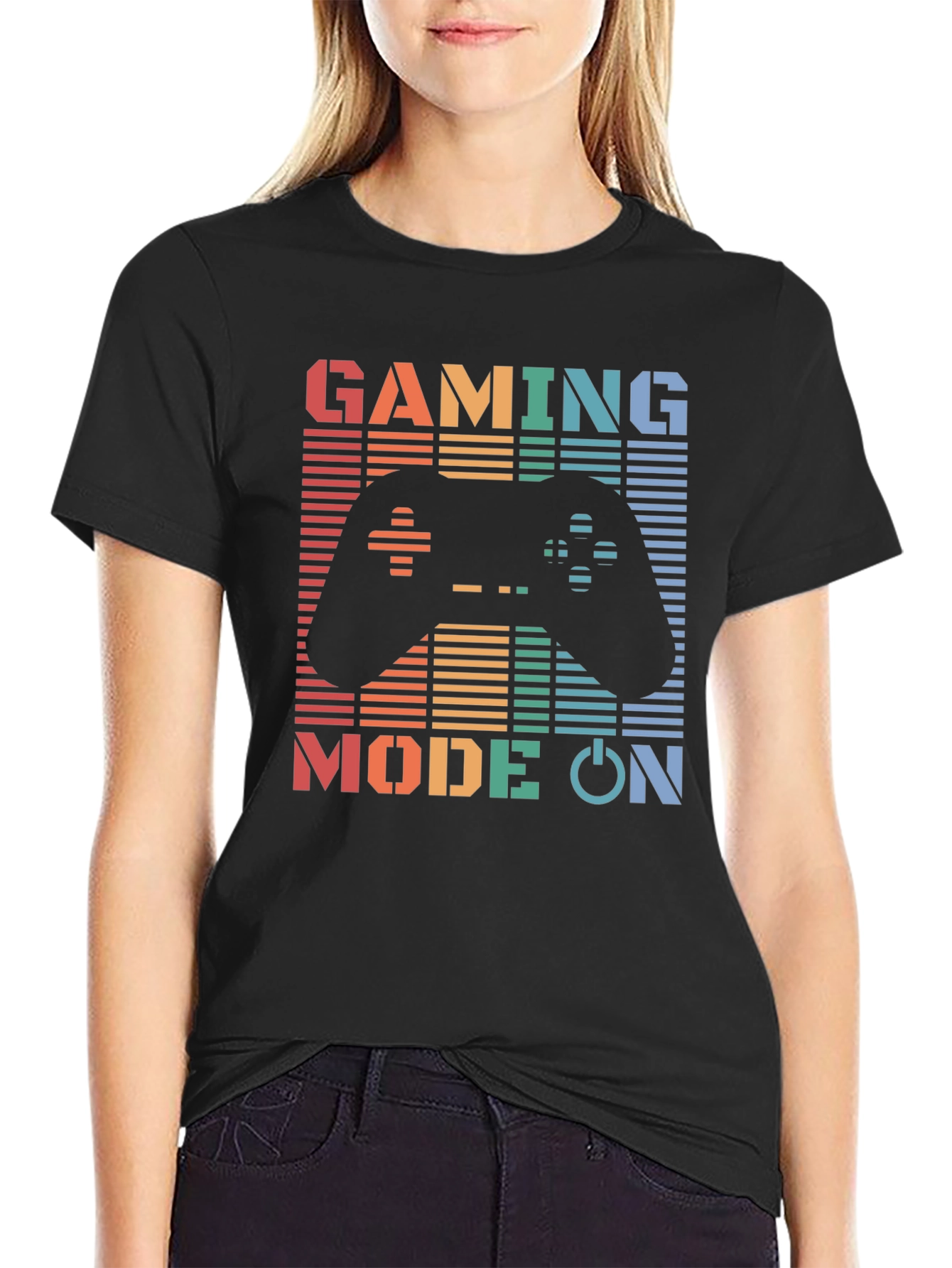 Gaming Mode On Graphic Tee - Gamer T-Shirt