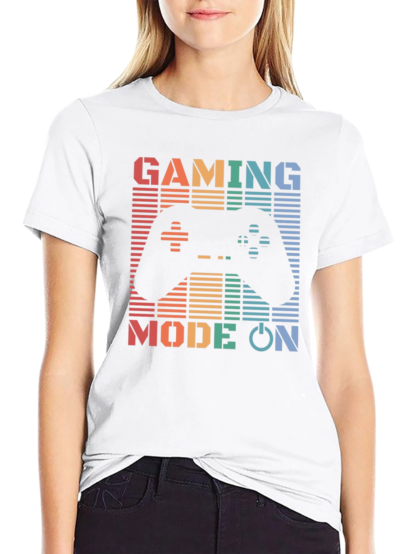 Gaming Mode On Graphic Tee - Gamer T-Shirt