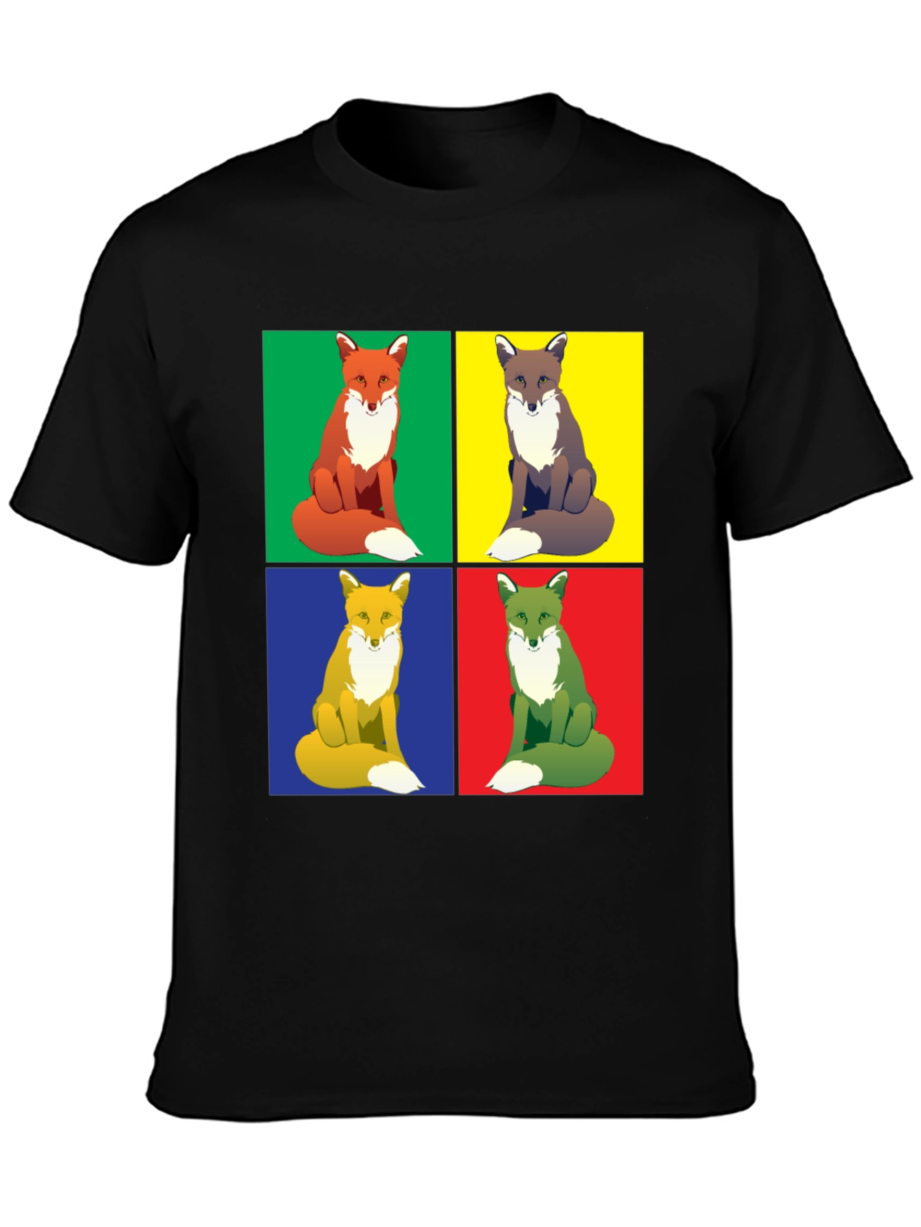 Pop Art Fox Tee - Bold Graphic T-Shirt