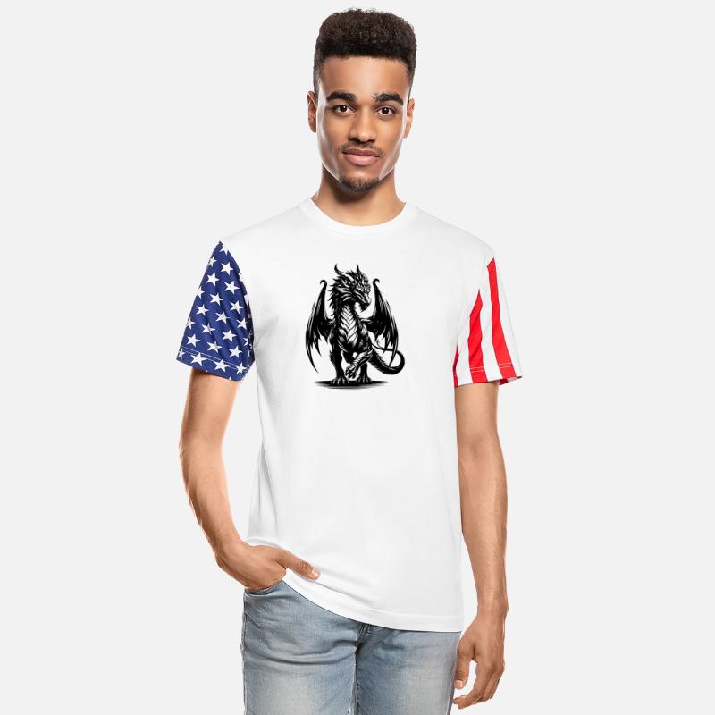 Noble, Impressive Dragon With Large Wings