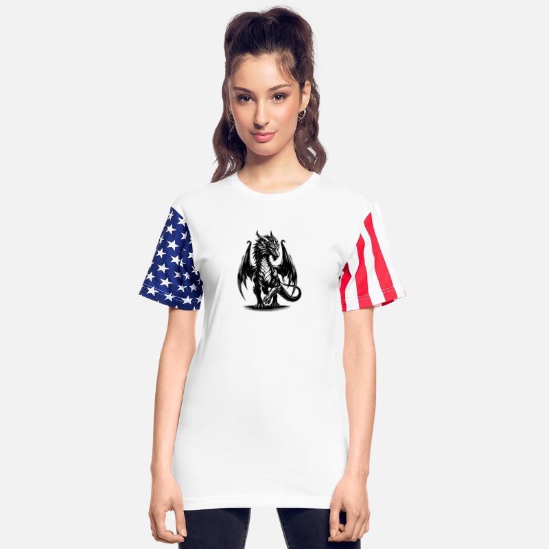 Noble, Impressive Dragon With Large Wings