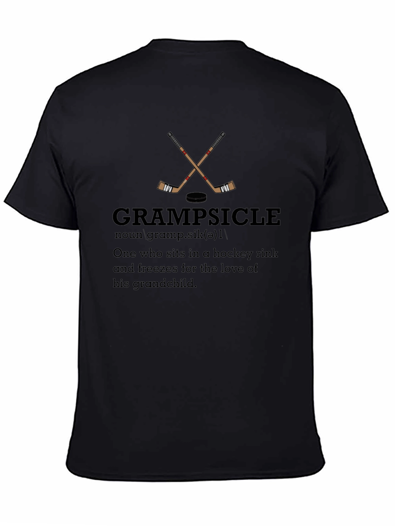 Grampsicle Hockey T-Shirt - Grandfather Gift