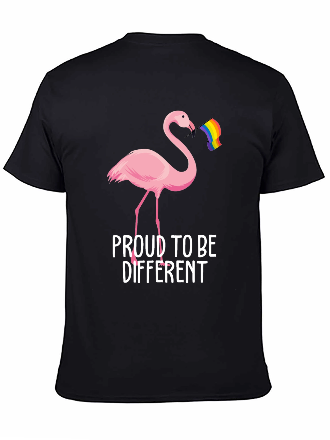 Proud to Be Different Flamingo LGBTQ T-Shirt