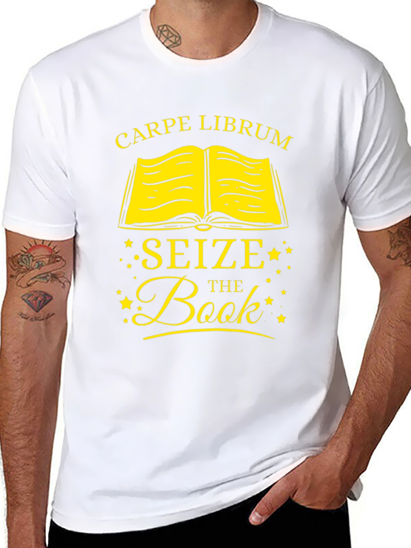 Carpe Librum T-Shirt - Seize The Book! Cotton Tee