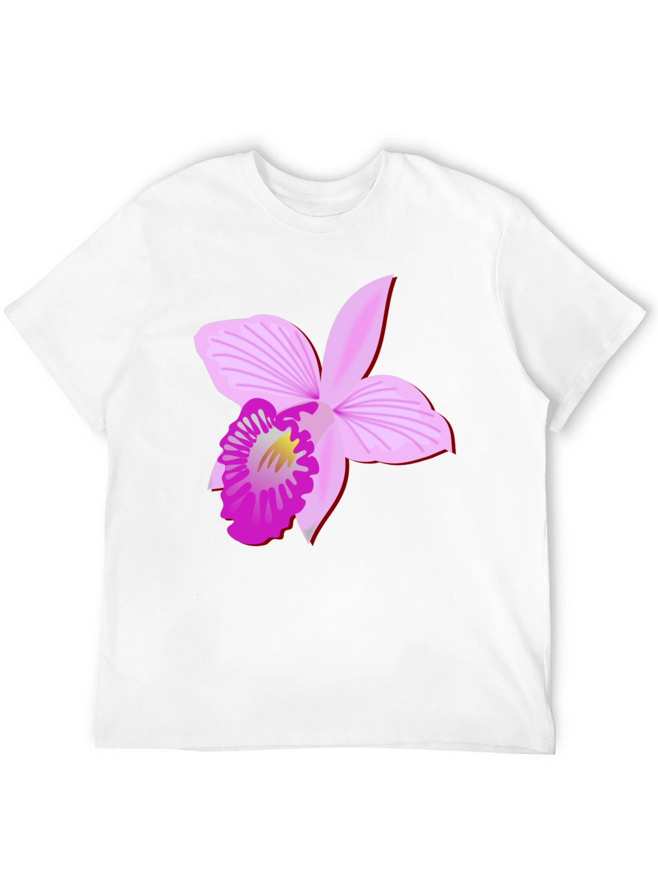 Orchid Graphic Black Tee