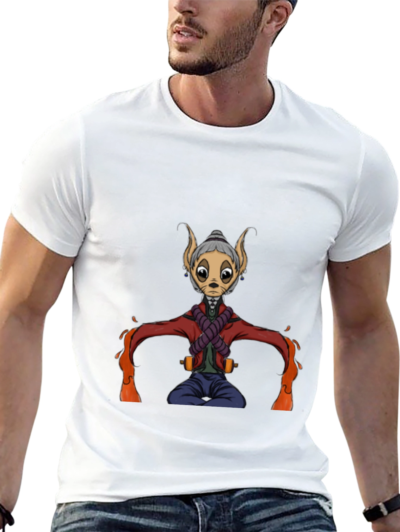 Character Graphic Black T-Shirt