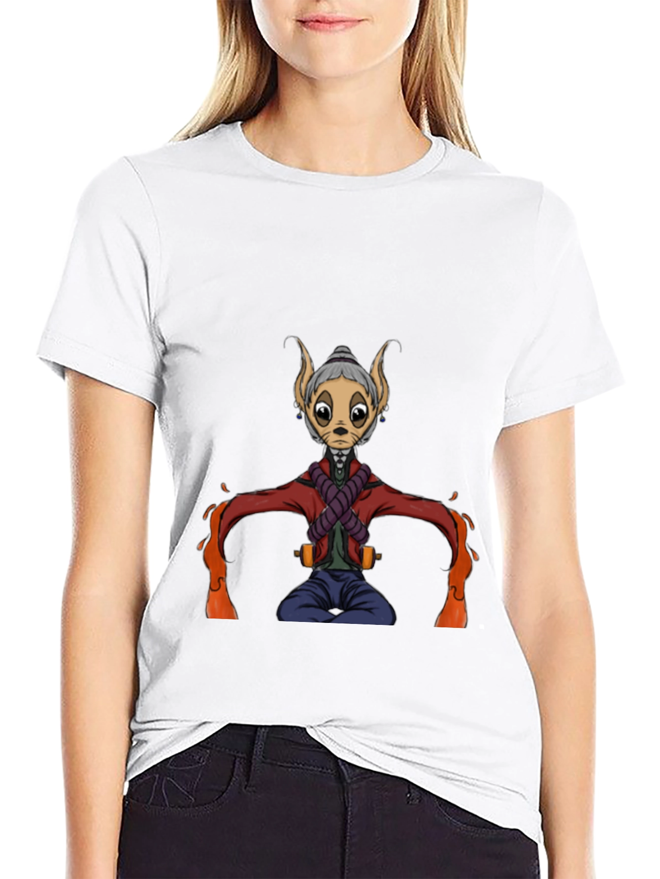 Character Graphic Black T-Shirt
