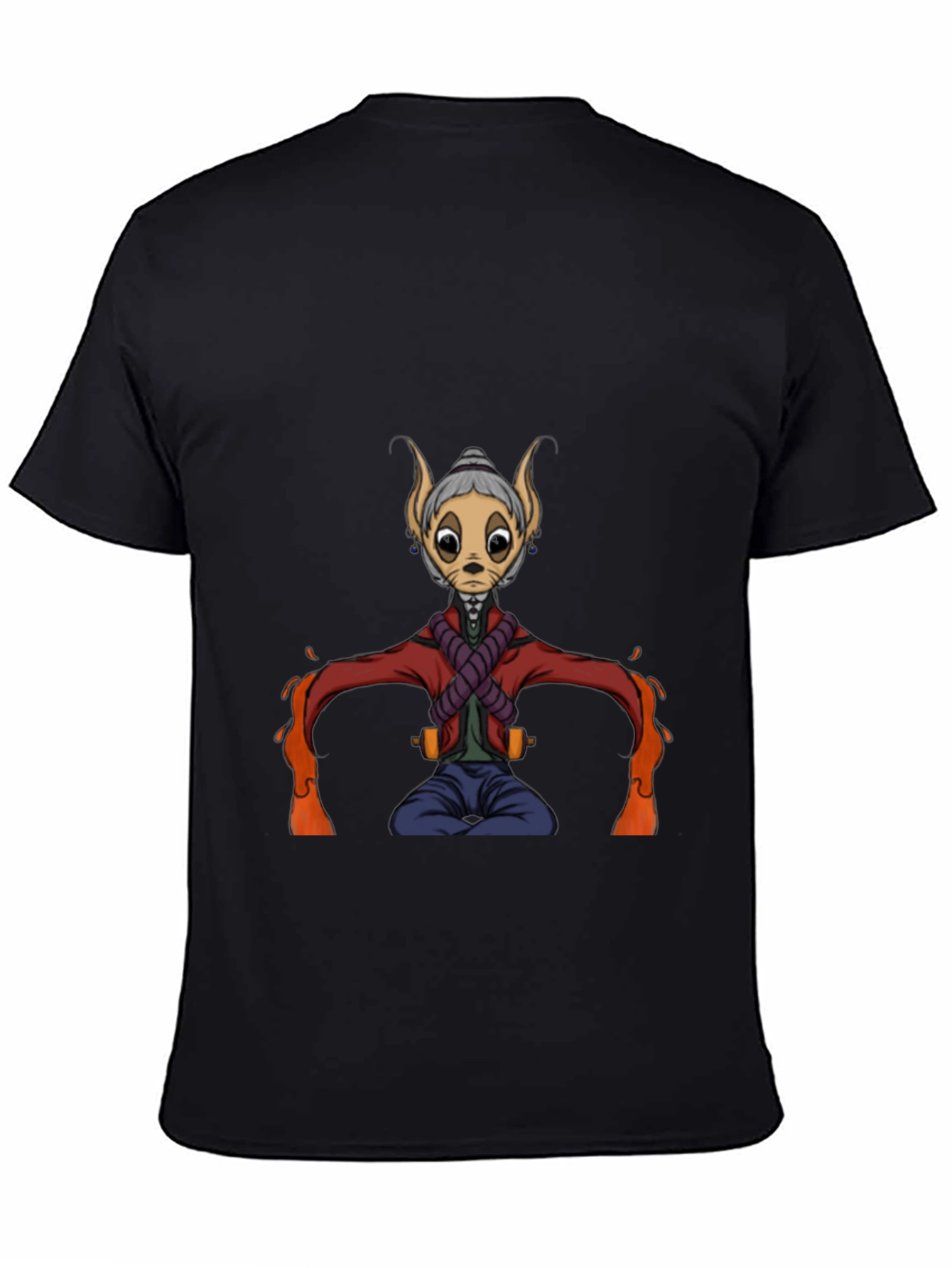 Character Graphic Black T-Shirt