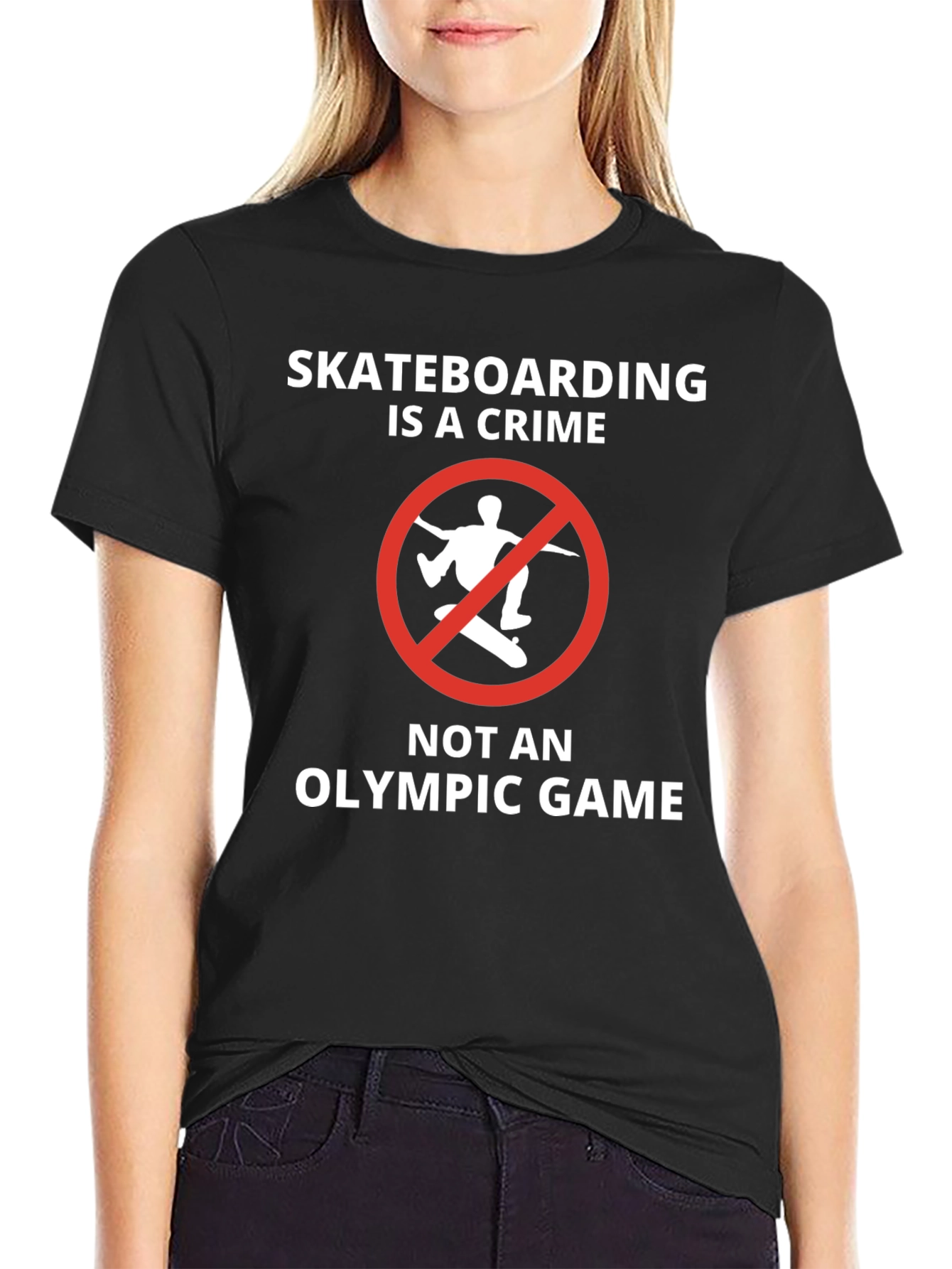 Skateboarding is a Crime T-Shirt