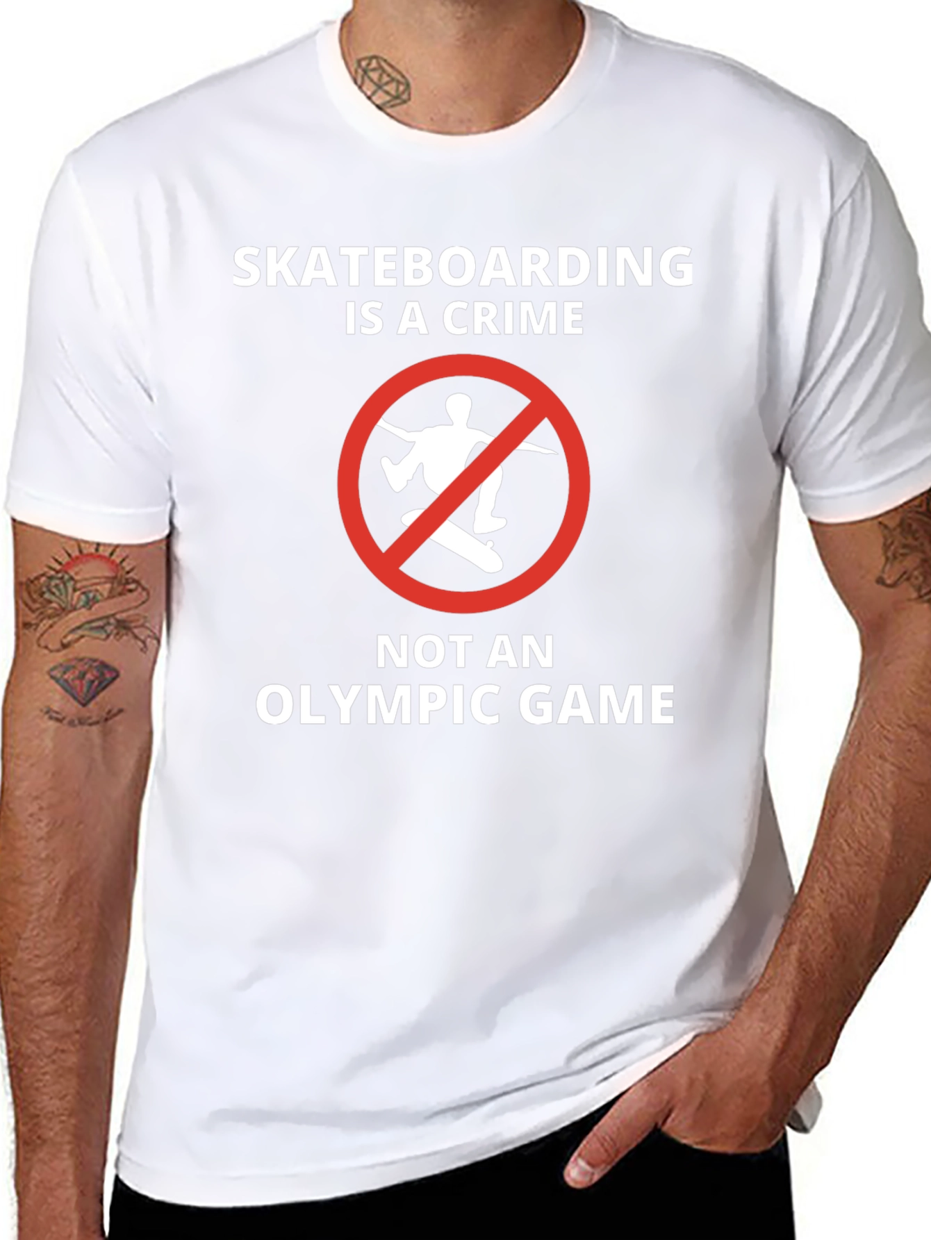 Skateboarding is a Crime T-Shirt