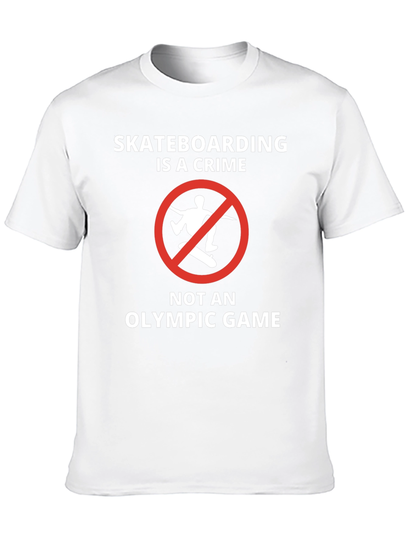 Skateboarding is a Crime T-Shirt