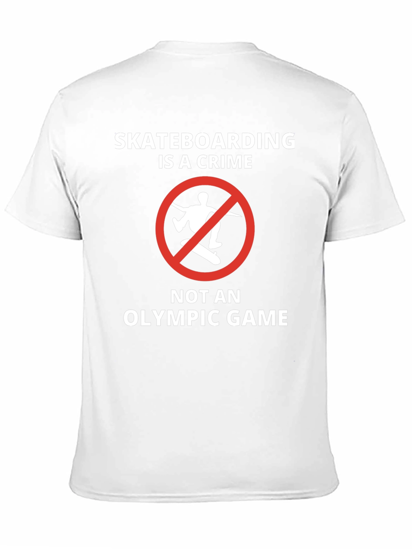 Skateboarding is a Crime T-Shirt