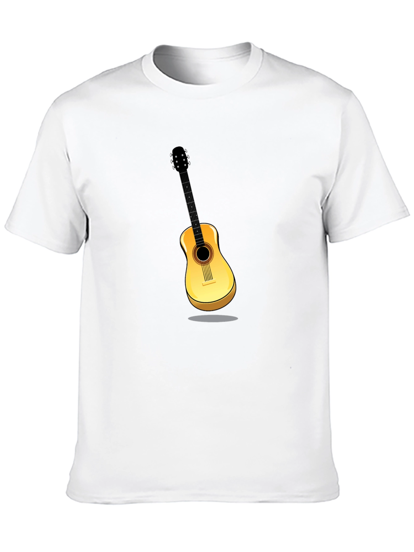 Guitar Graphic Black T-Shirt