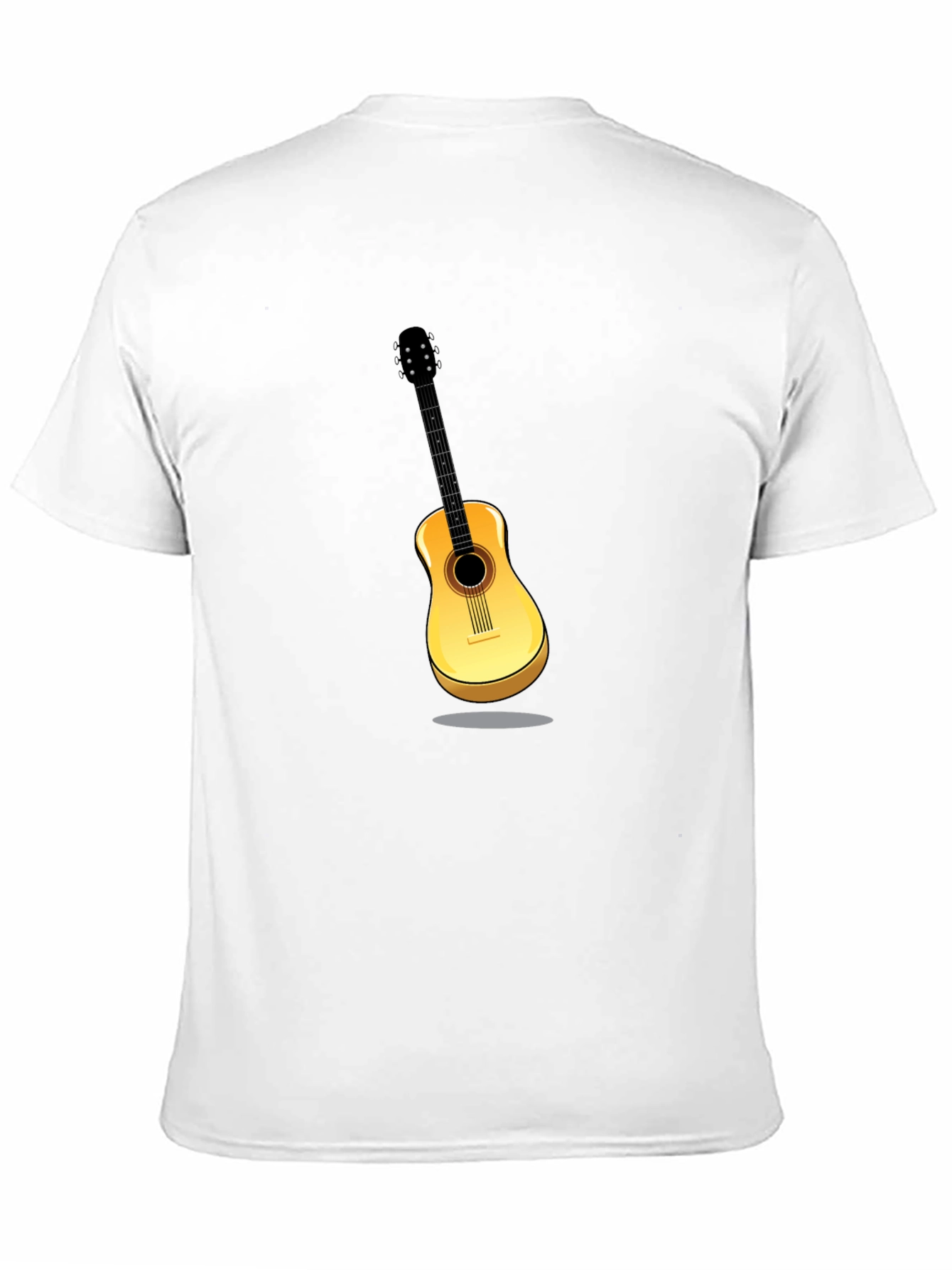 Guitar Graphic Black T-Shirt
