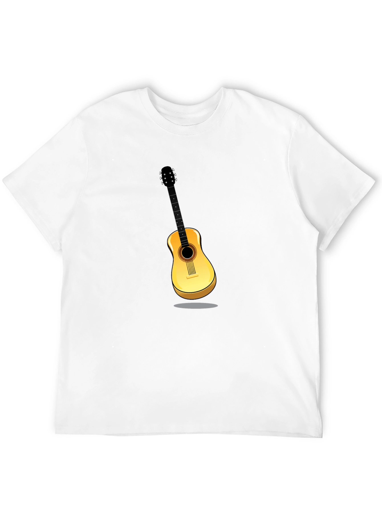 Guitar Graphic Black T-Shirt