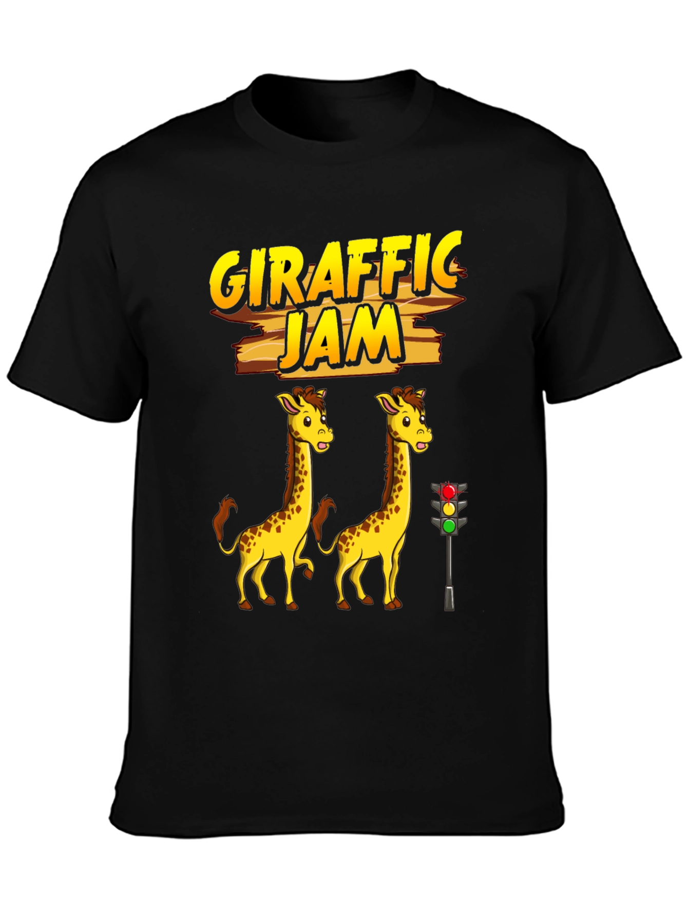 Girafffic Jam Tee - Funny Traffic Humor Shirt