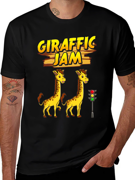 Girafffic Jam Tee - Funny Traffic Humor Shirt