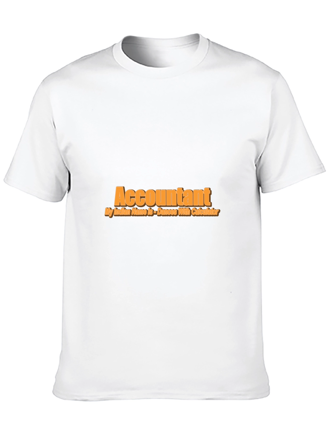 Accountant Dance with Calculator Black T-Shirt