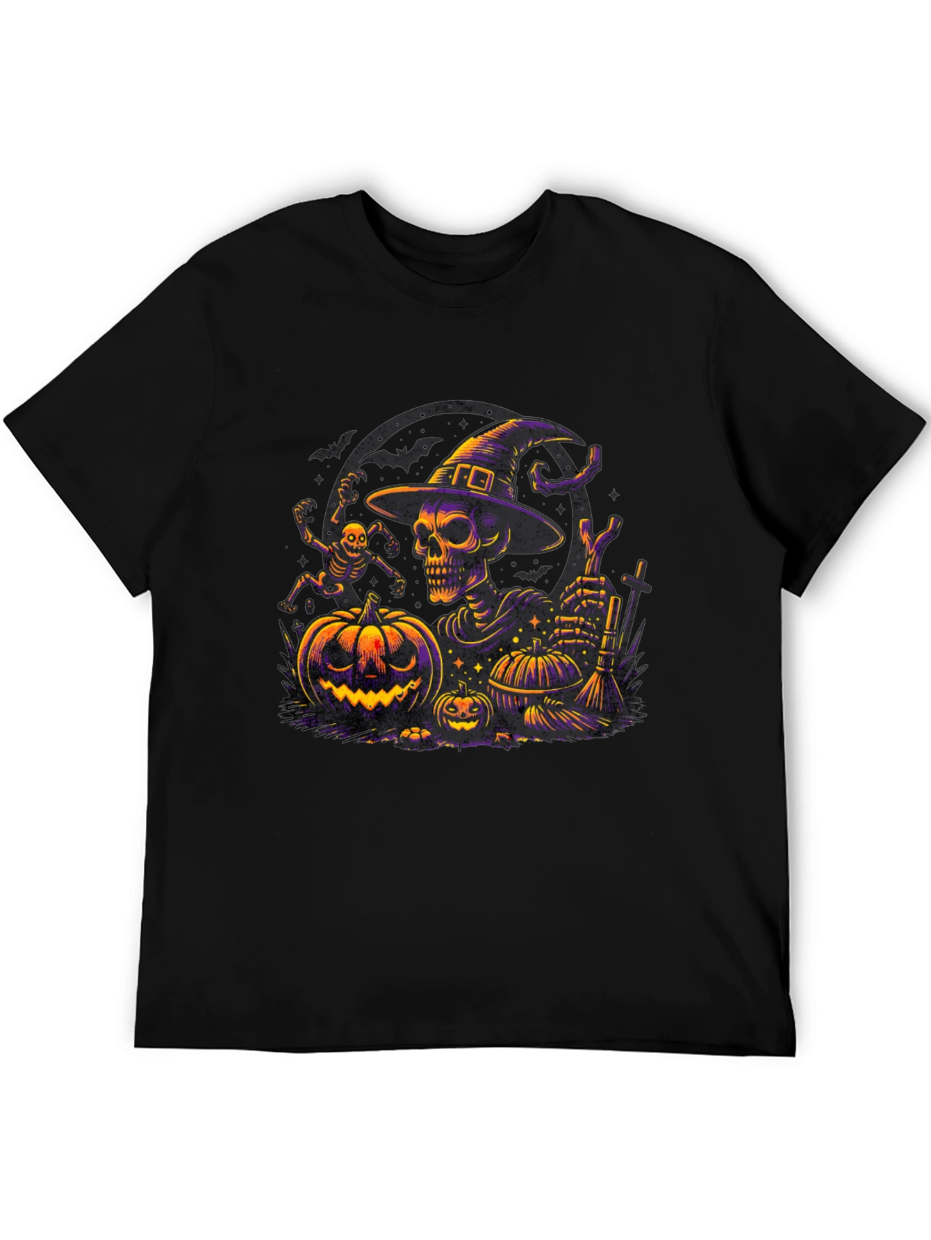 Halloween Skeleton Witch T-Shirt
