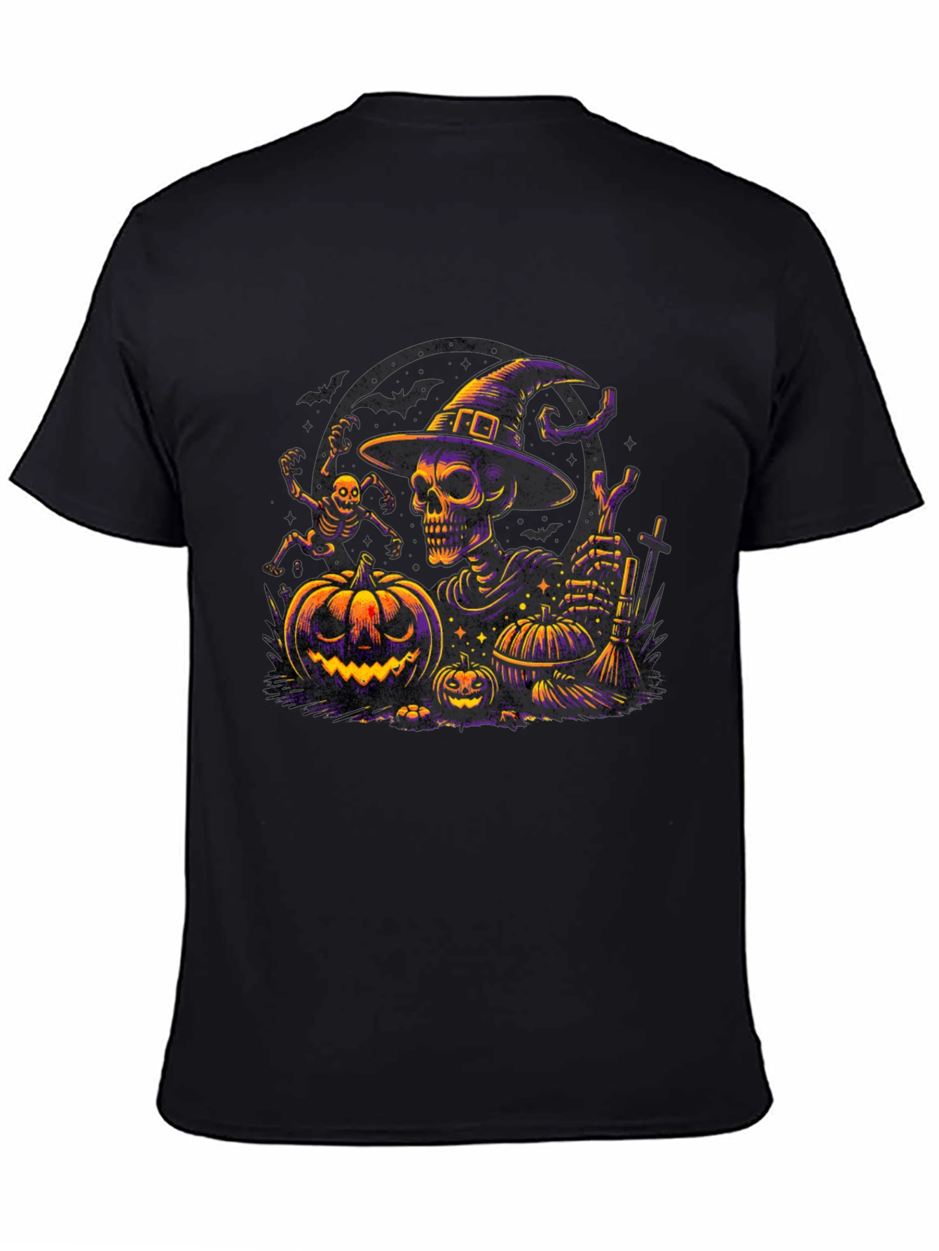 Halloween Skeleton Witch T-Shirt