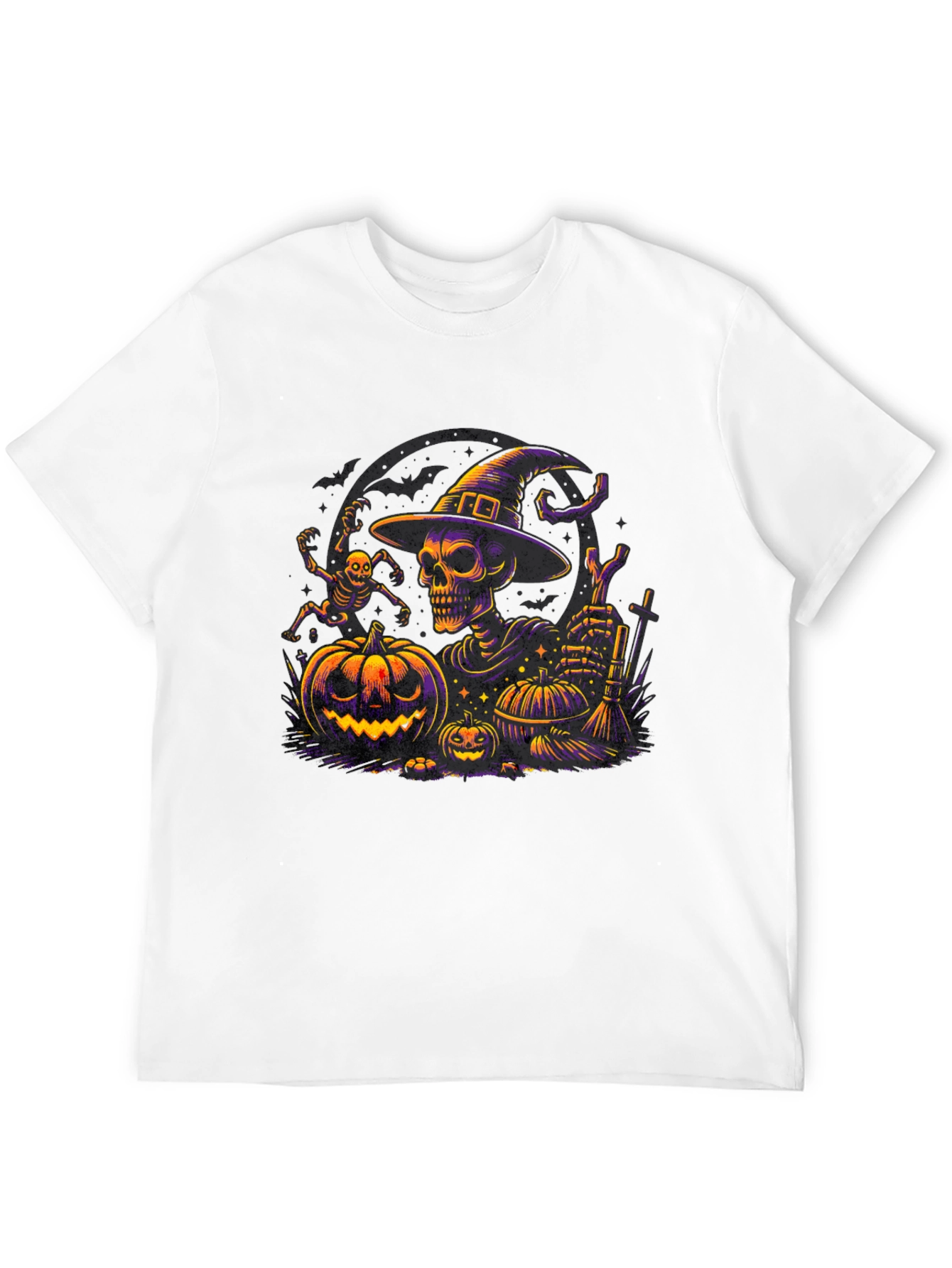 Halloween Skeleton Witch T-Shirt