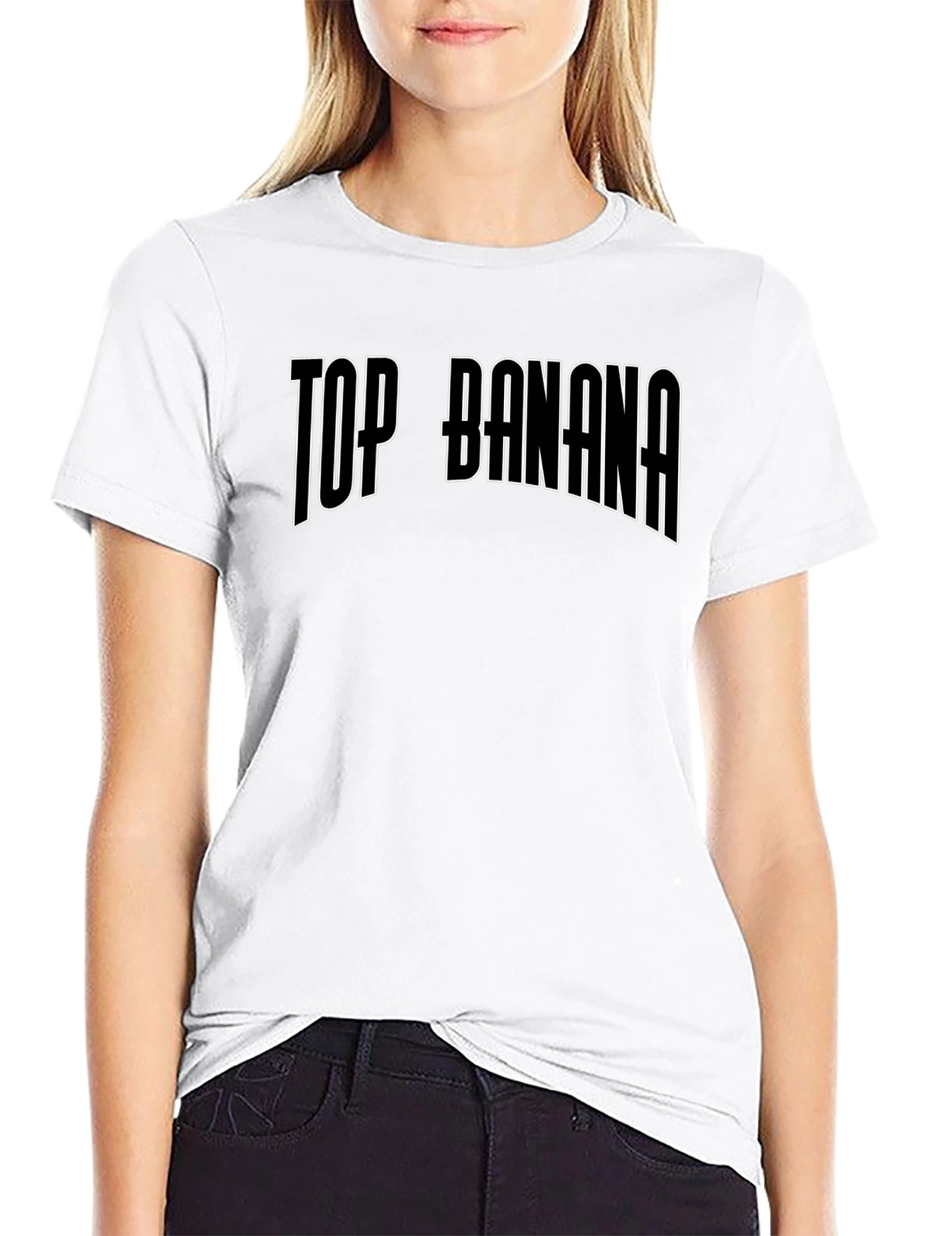 Top Banana Graphic T-Shirt - Black
