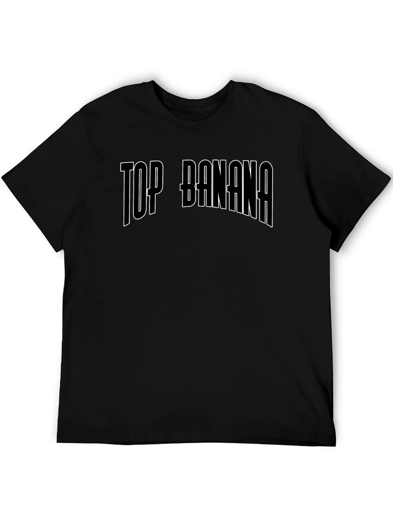 Top Banana Graphic T-Shirt - Black