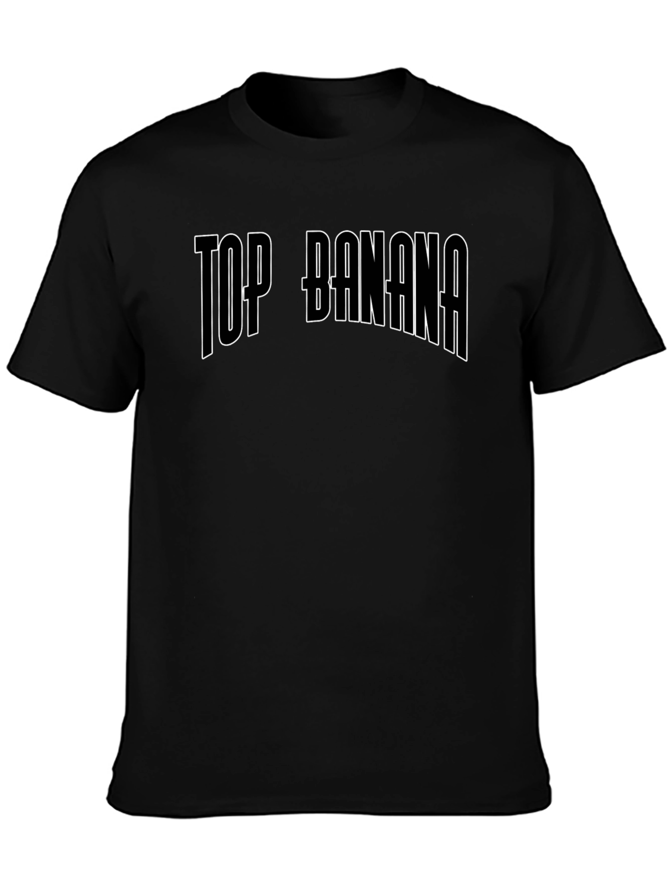 Top Banana Graphic T-Shirt - Black